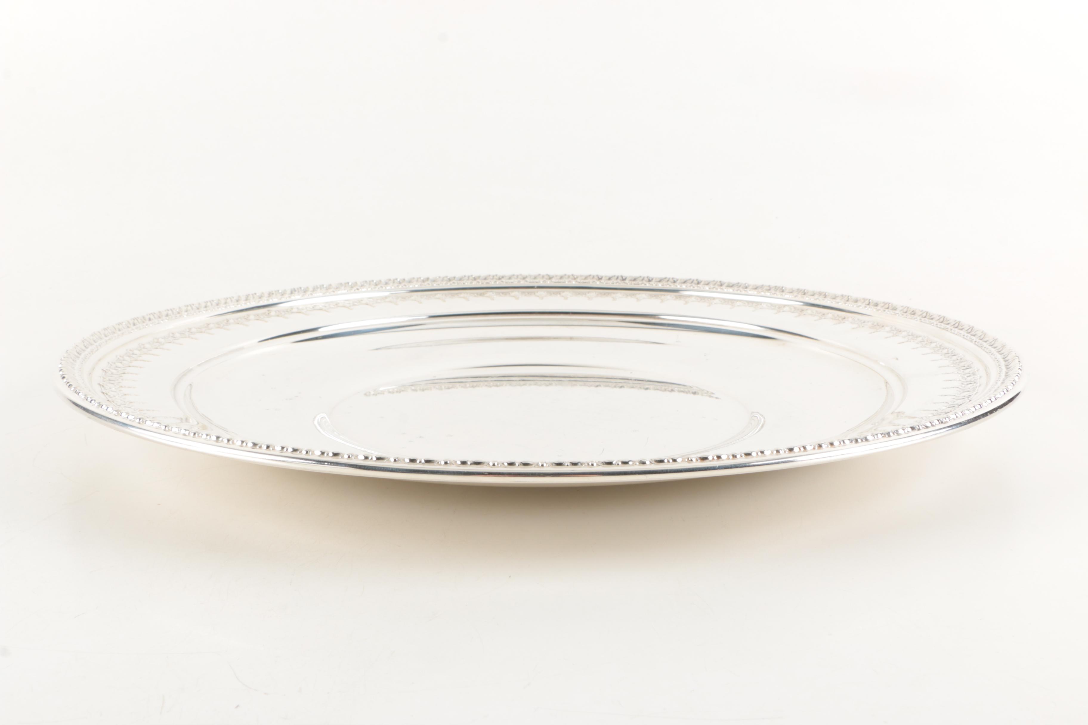 1950 Reed & Barton "Riviera" Silver Plate Round Trays