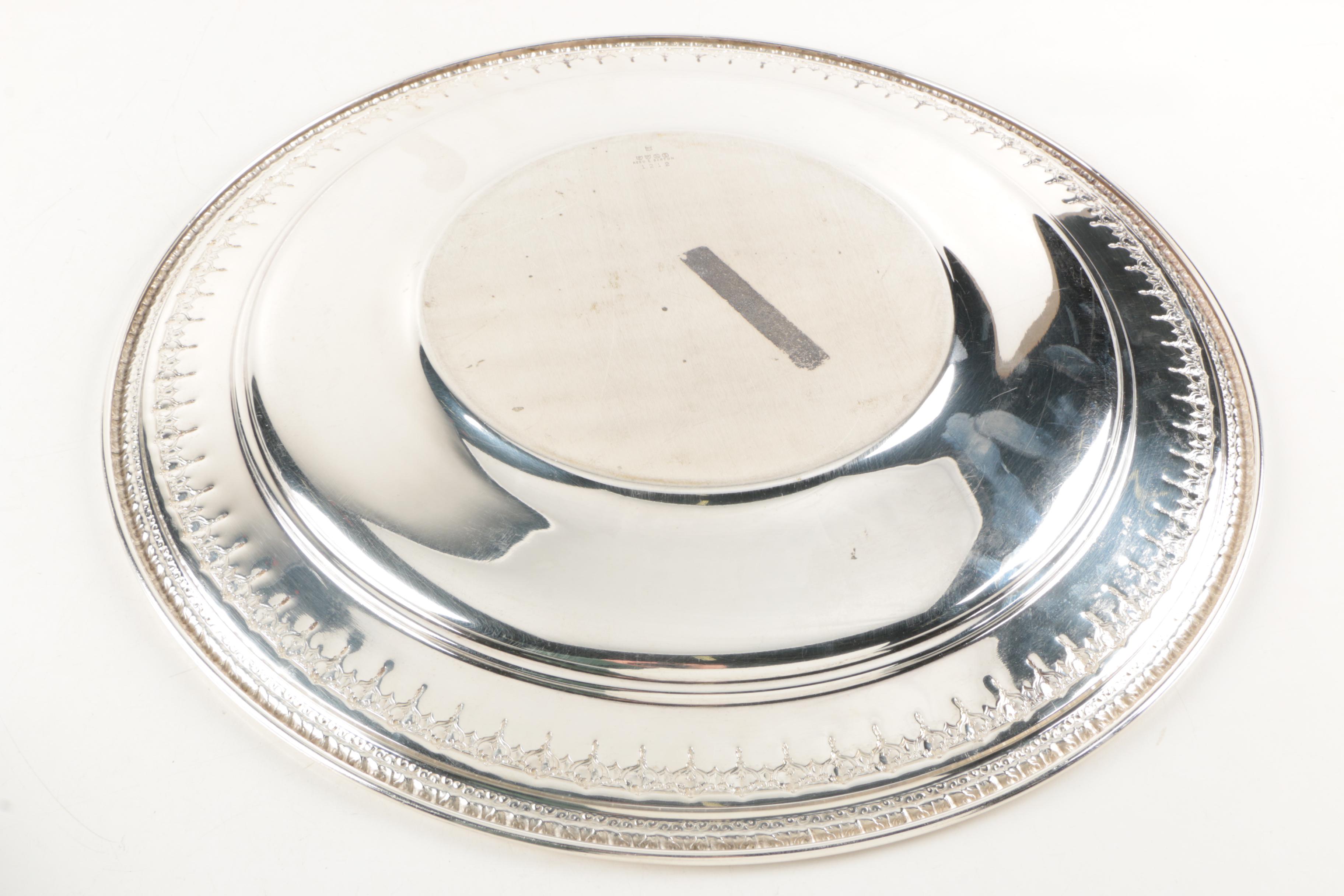 1950 Reed & Barton "Riviera" Silver Plate Round Trays