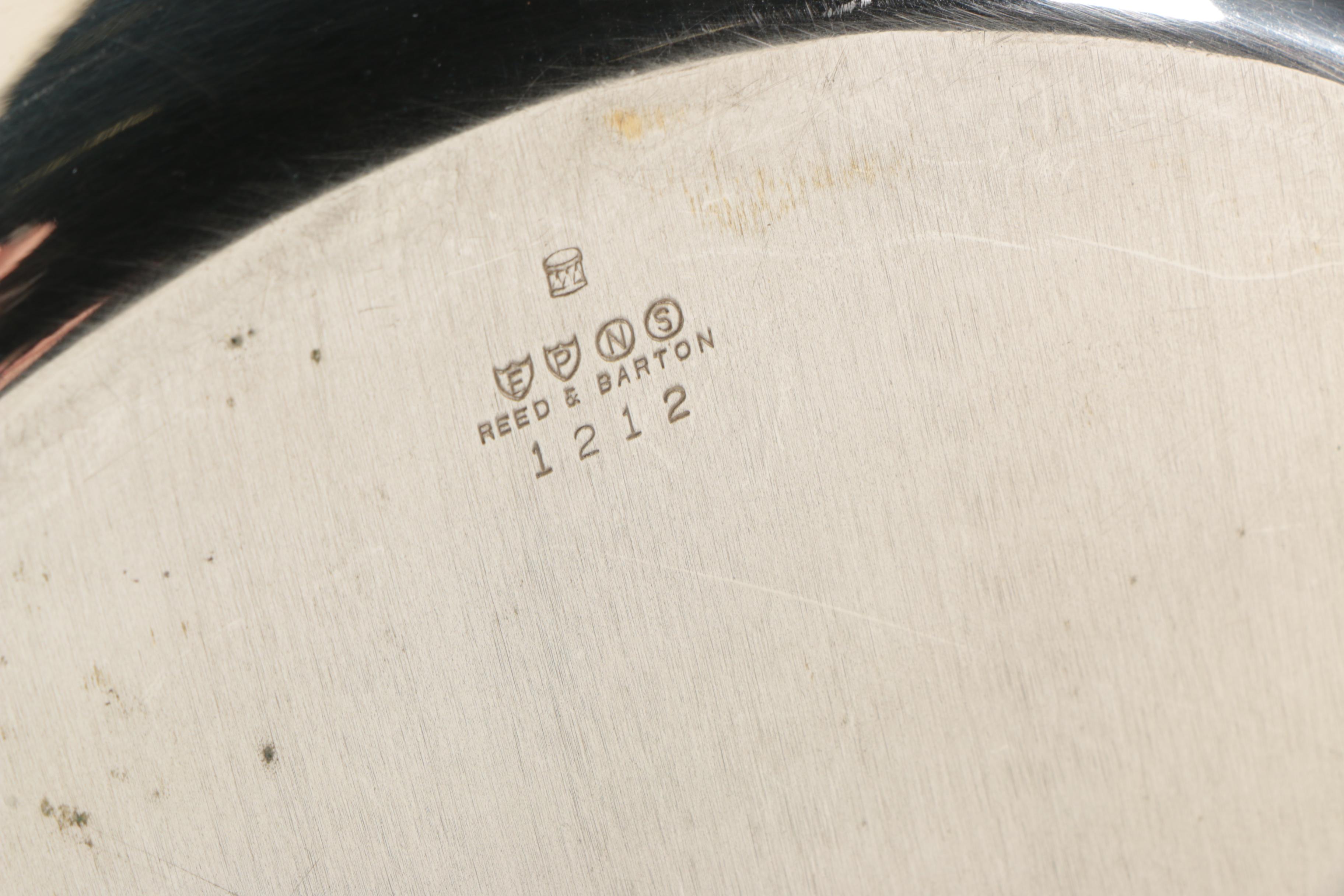 1950 Reed & Barton "Riviera" Silver Plate Round Trays