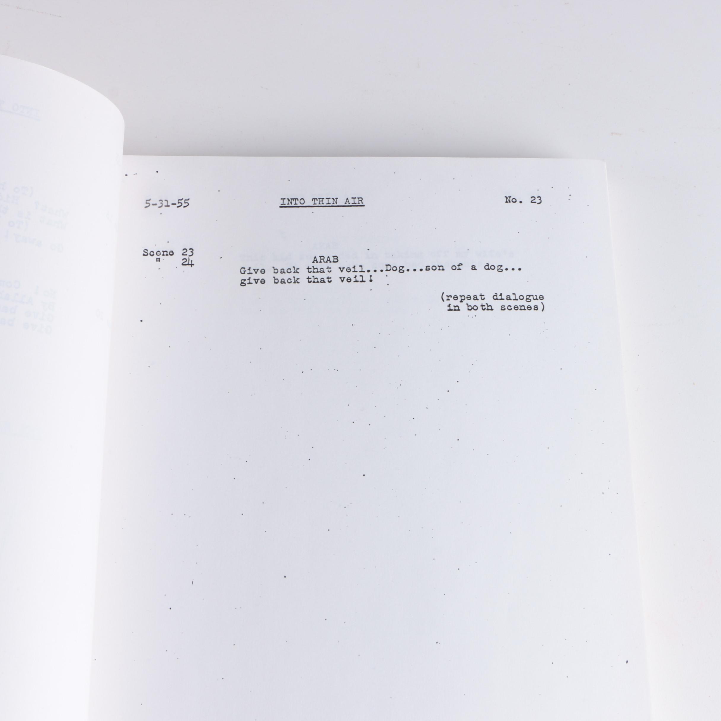 1955 "The Man Who Knew Too Much" Screenplay Final Draft