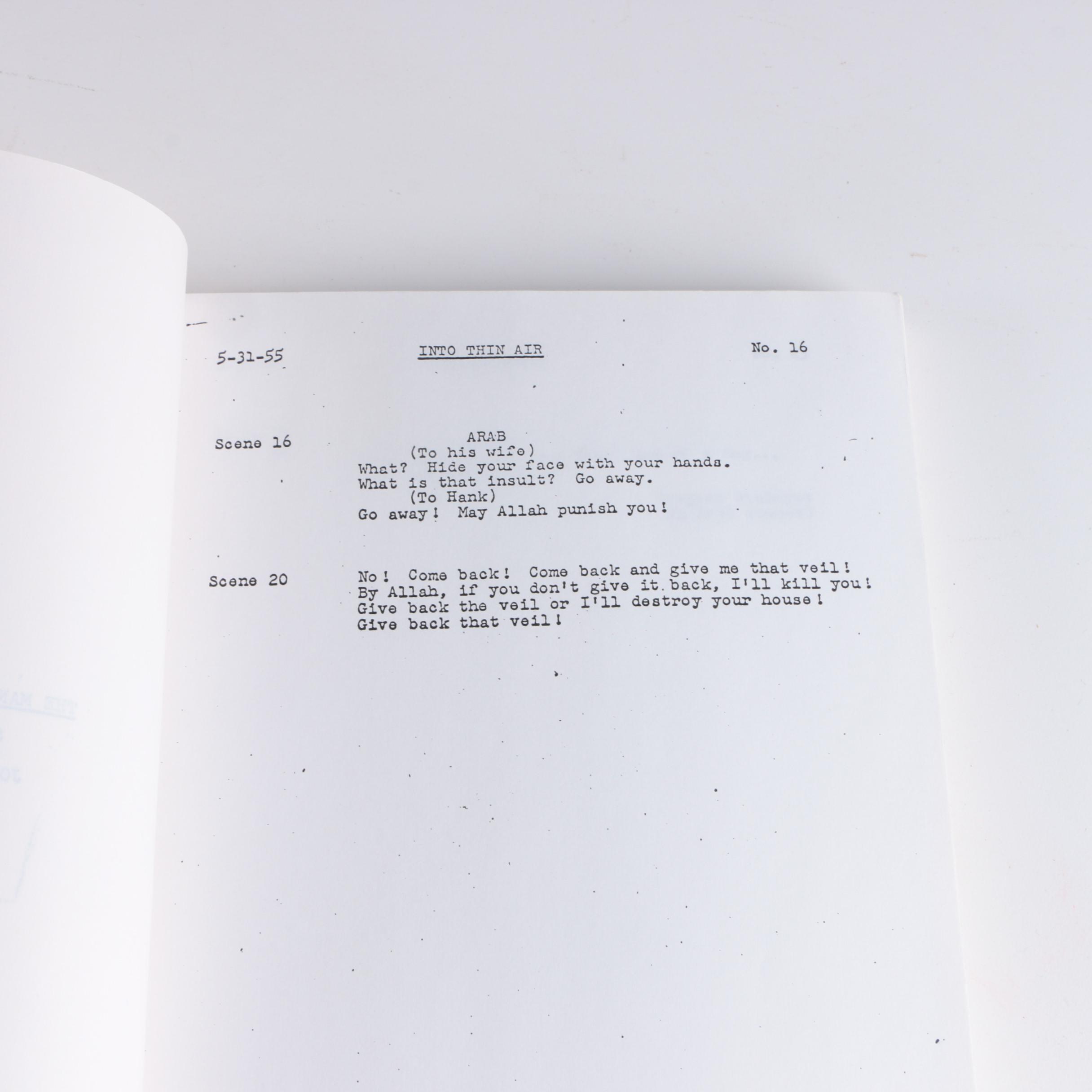 1955 "The Man Who Knew Too Much" Screenplay Final Draft