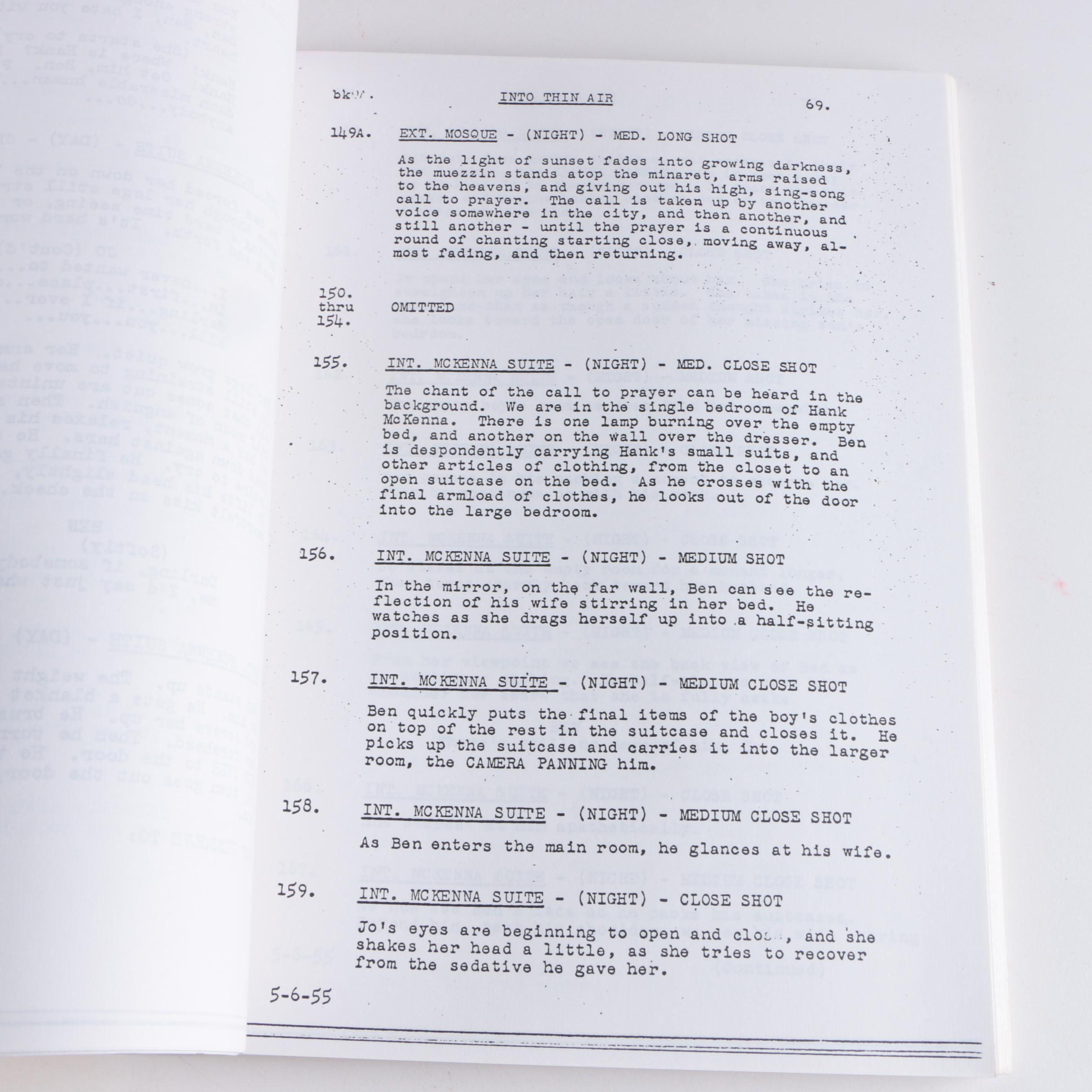 1955 "The Man Who Knew Too Much" Screenplay Final Draft