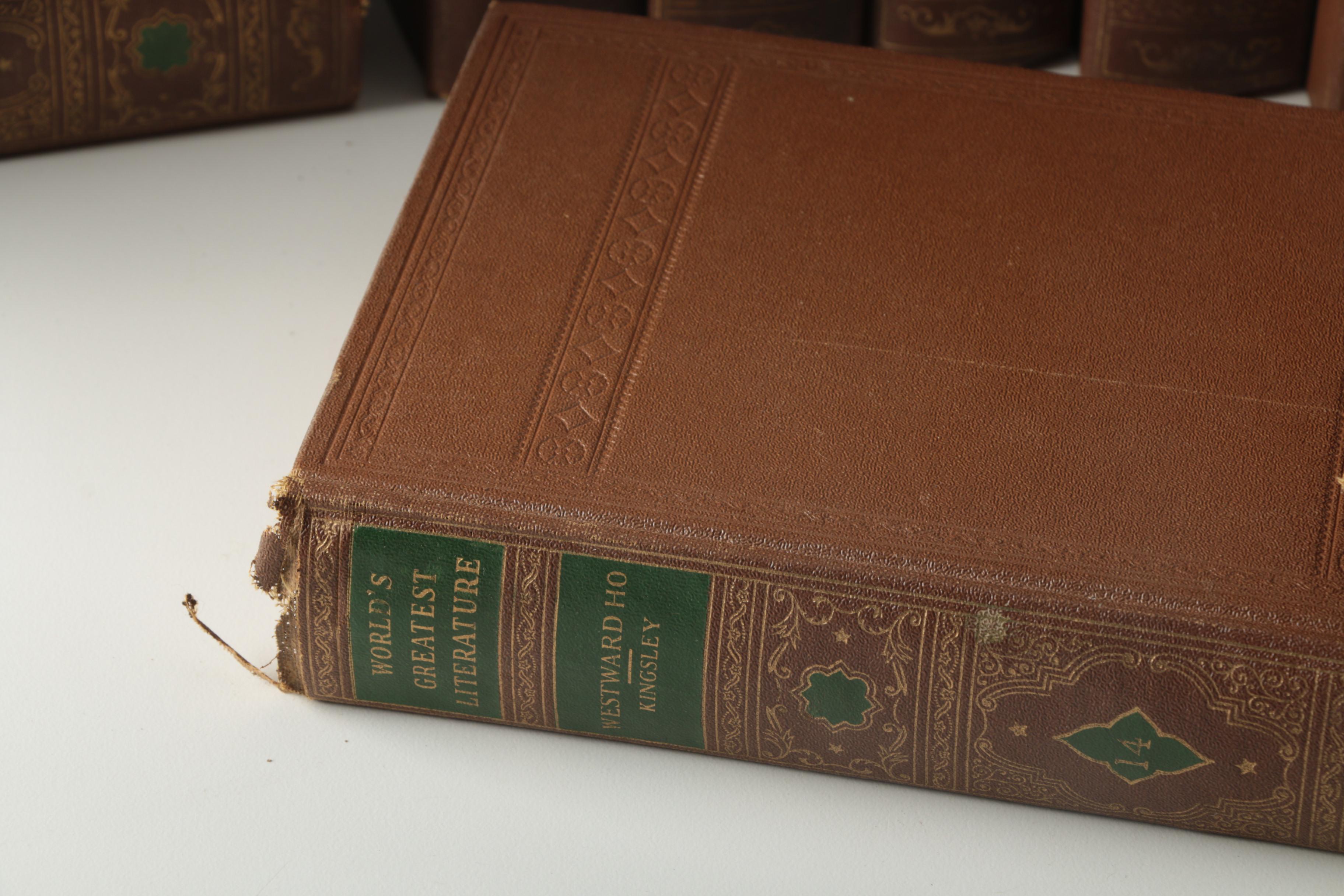 Vintage Complete Set of 1936 "World's Greatest Literature" Volumes