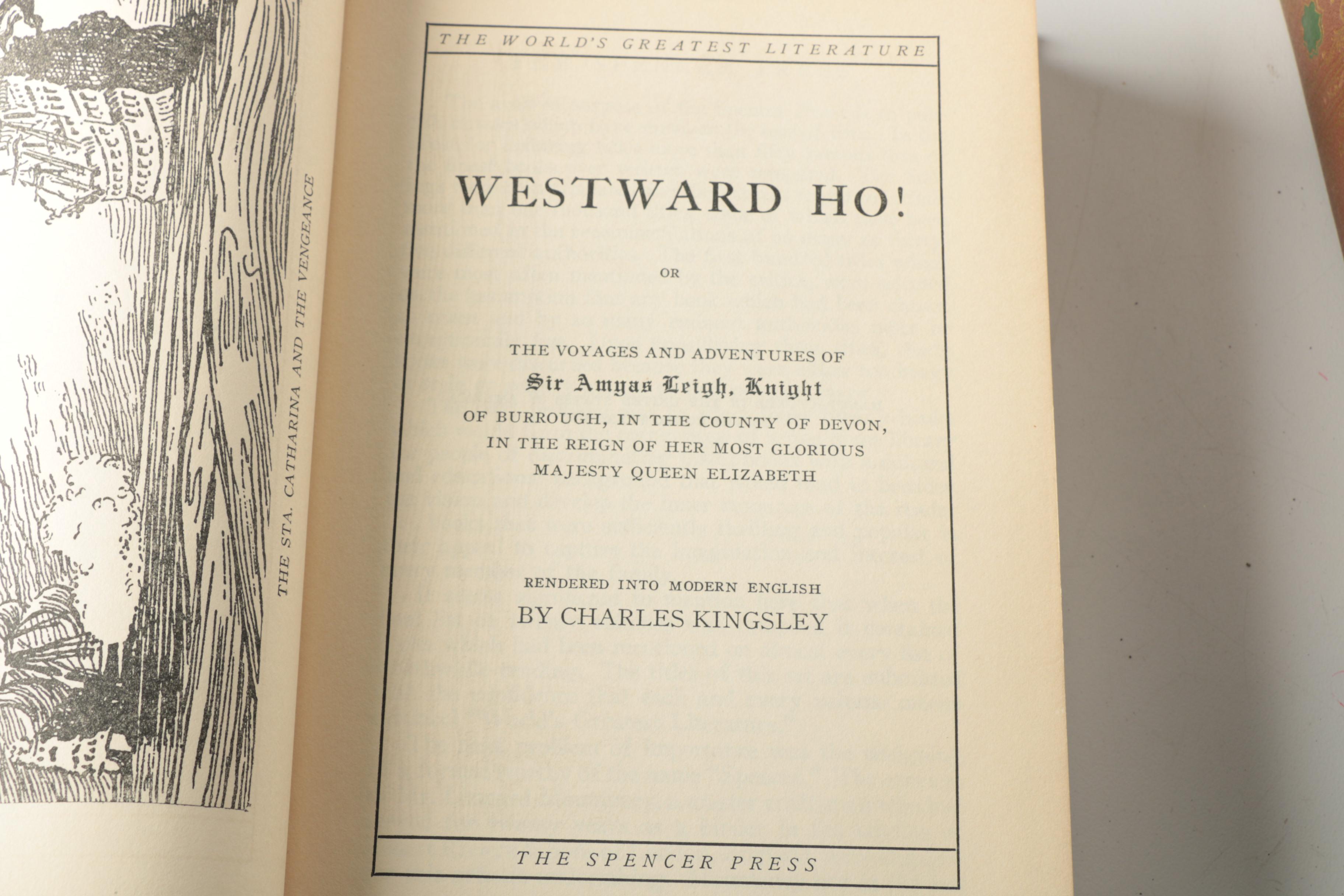 Vintage Complete Set of 1936 "World's Greatest Literature" Volumes