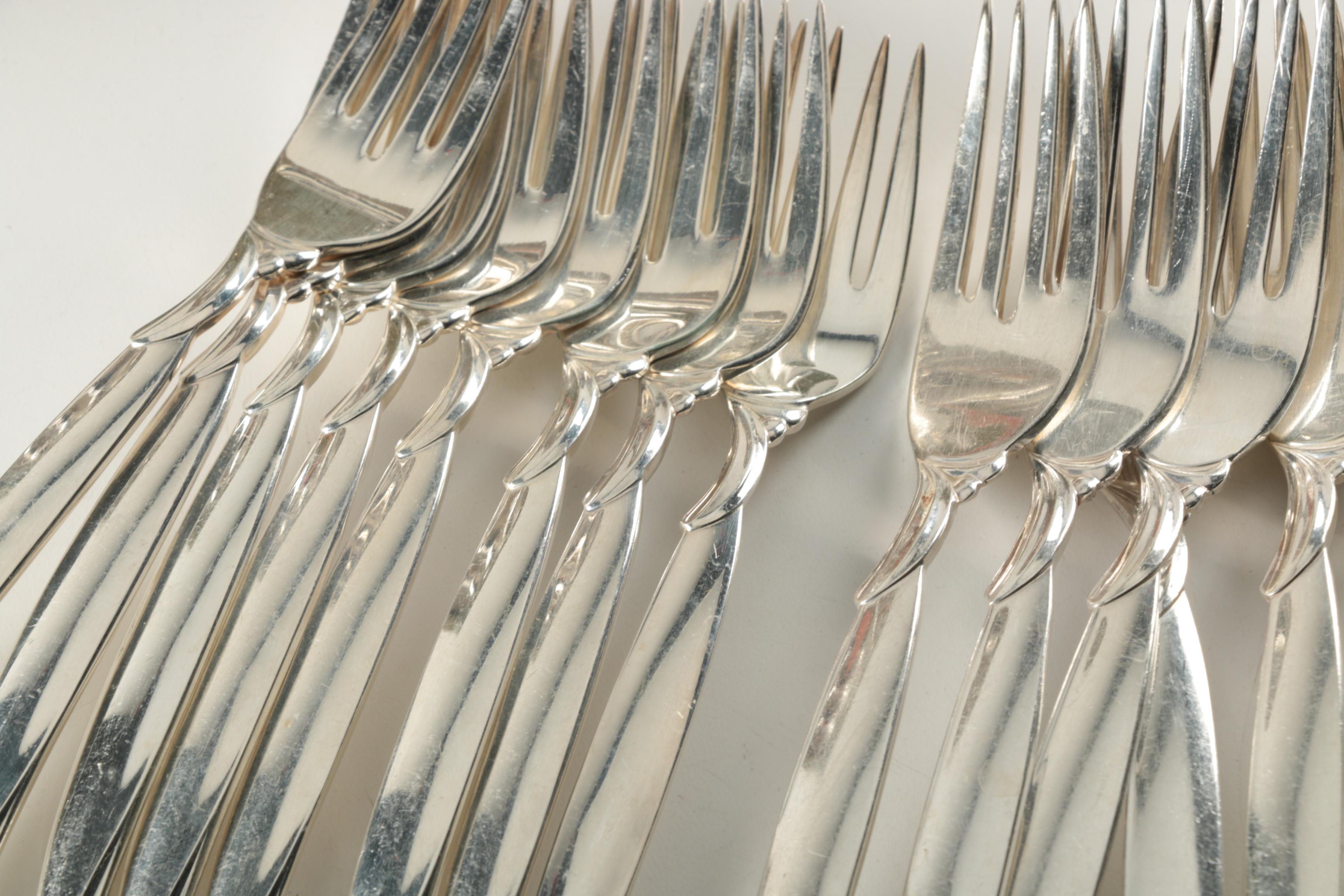 1847 Rogers "Flair" Silver Plate Flatware
