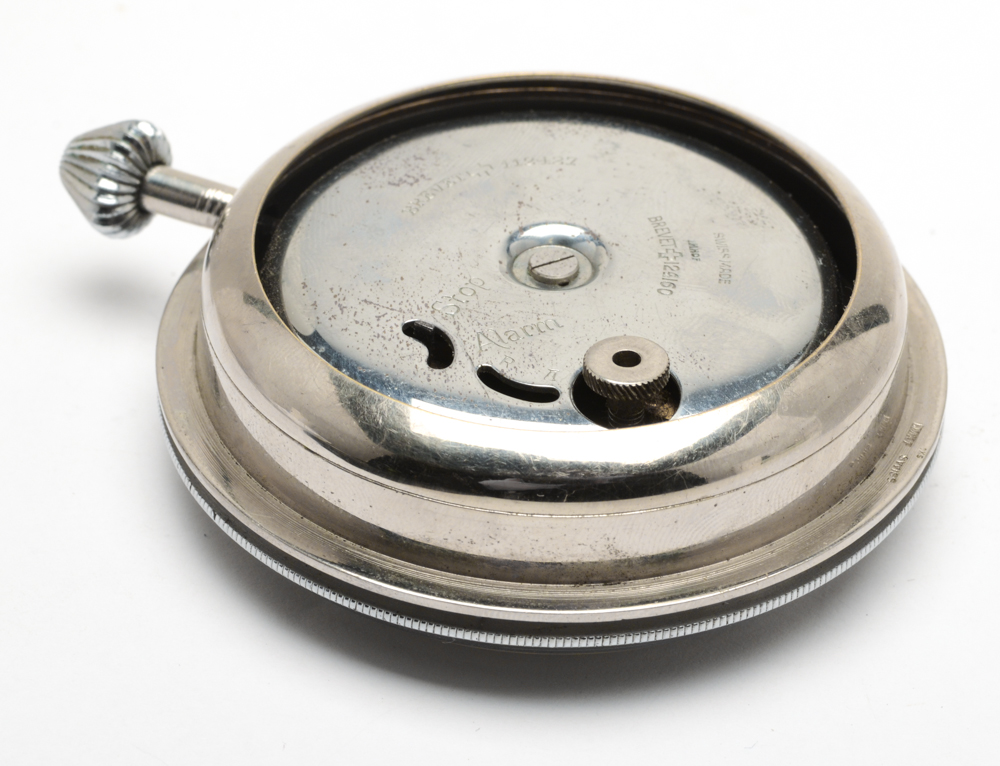 Vintage Swiss Made Brevet Travel Alarm Clock