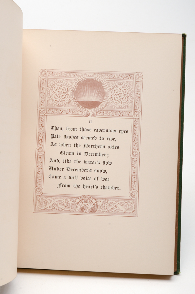 1876 H.W. Longfellow "The Skeleton in Armor" in Hardcover