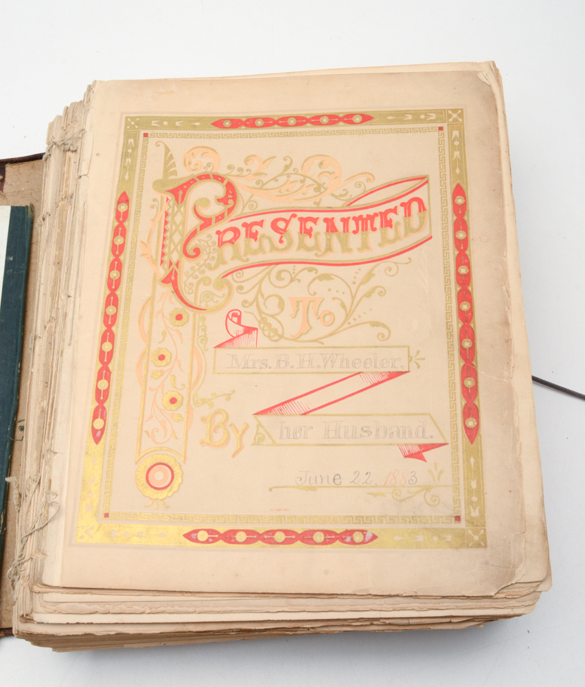 1872 Bible with Decorative Cover