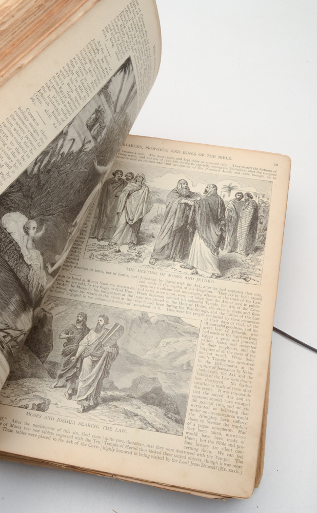 1872 Bible with Decorative Cover