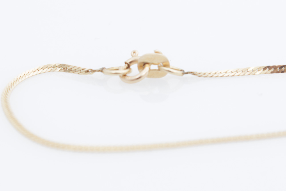 14K Yellow Gold and Cubic Zirconia Bracelet