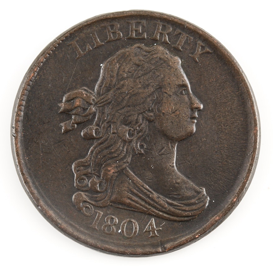 1804 Draped Bust Half-Cent