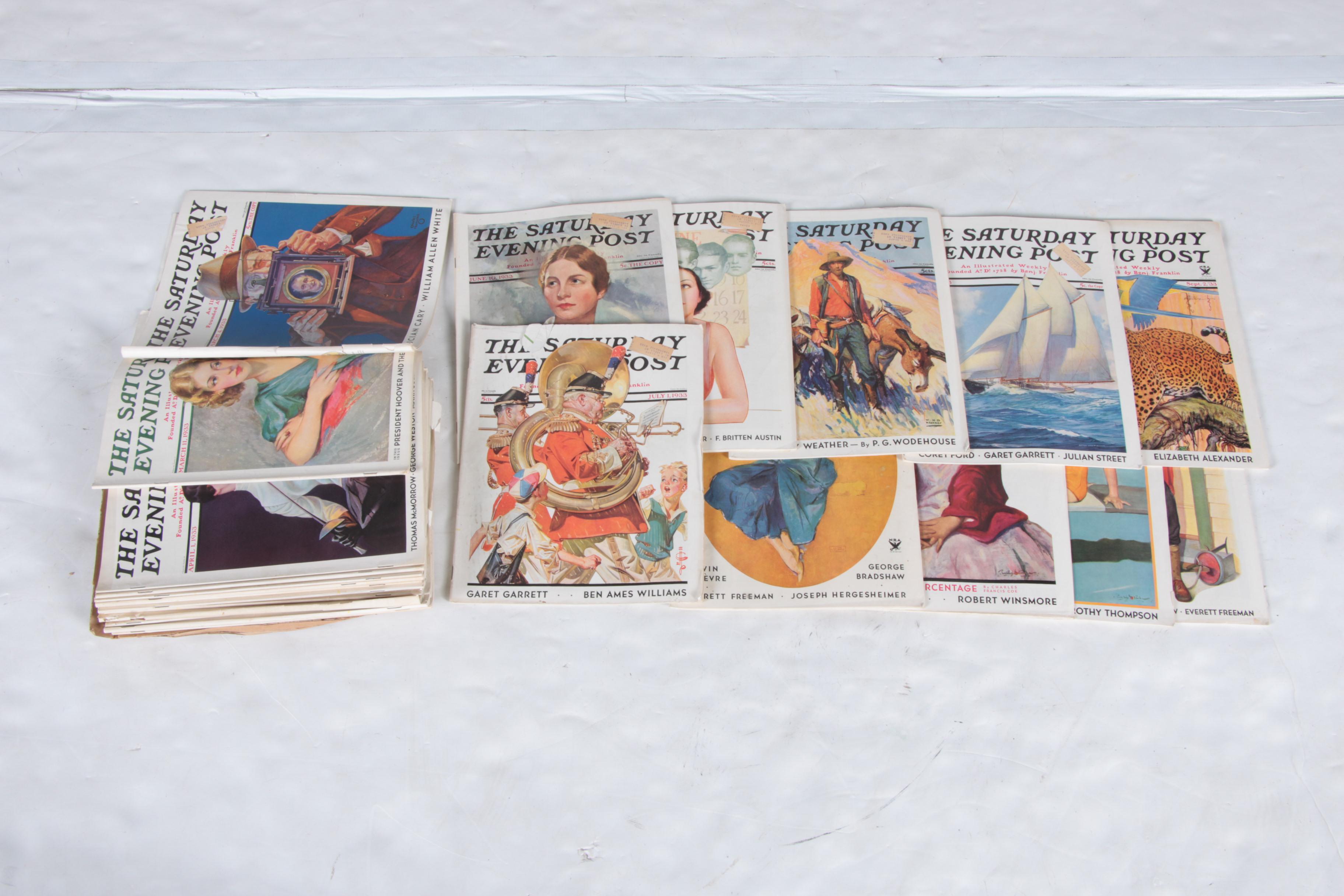 Vintage "Saturday Evening Post" Magazines