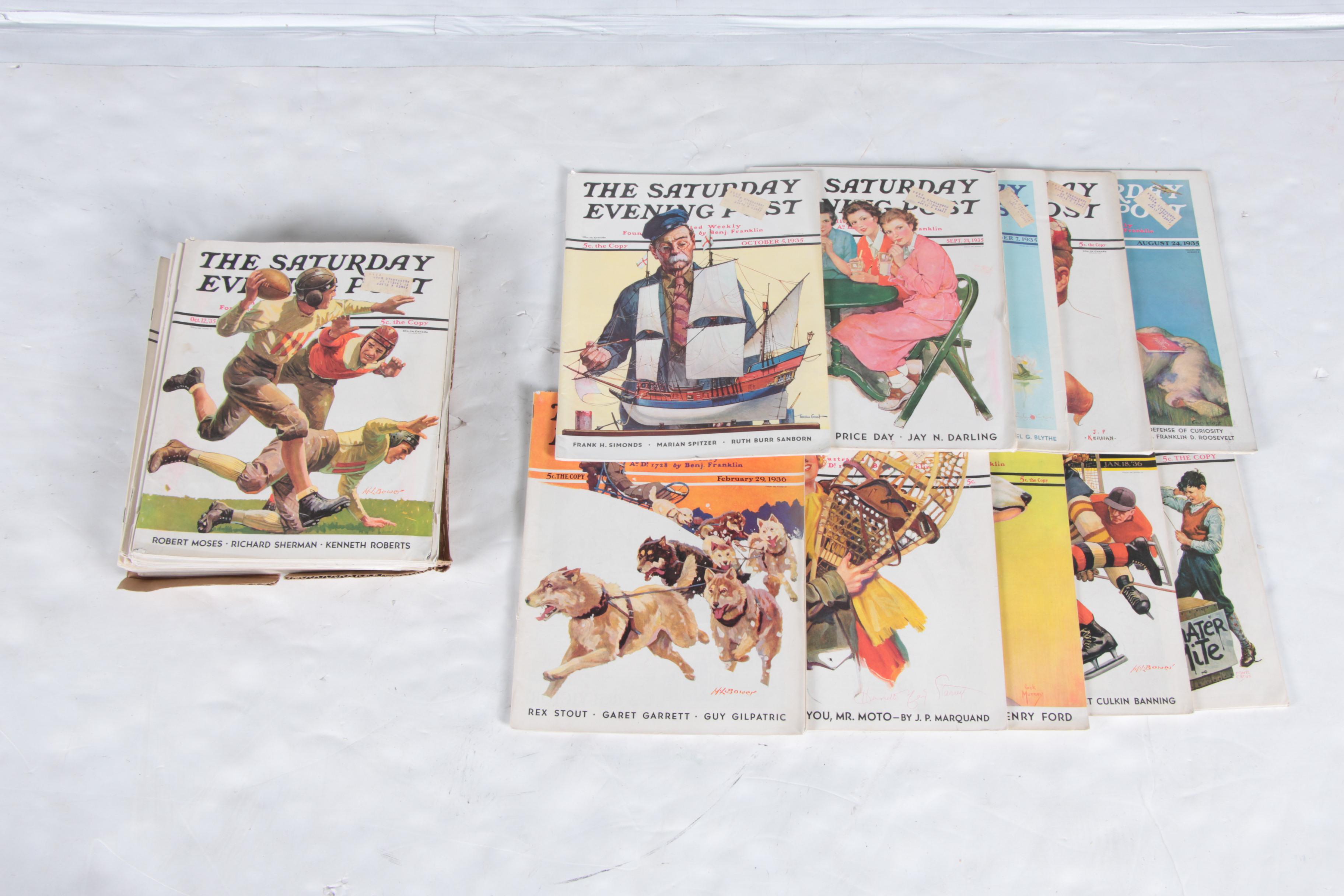 Vintage "Saturday Evening Post" Magazines