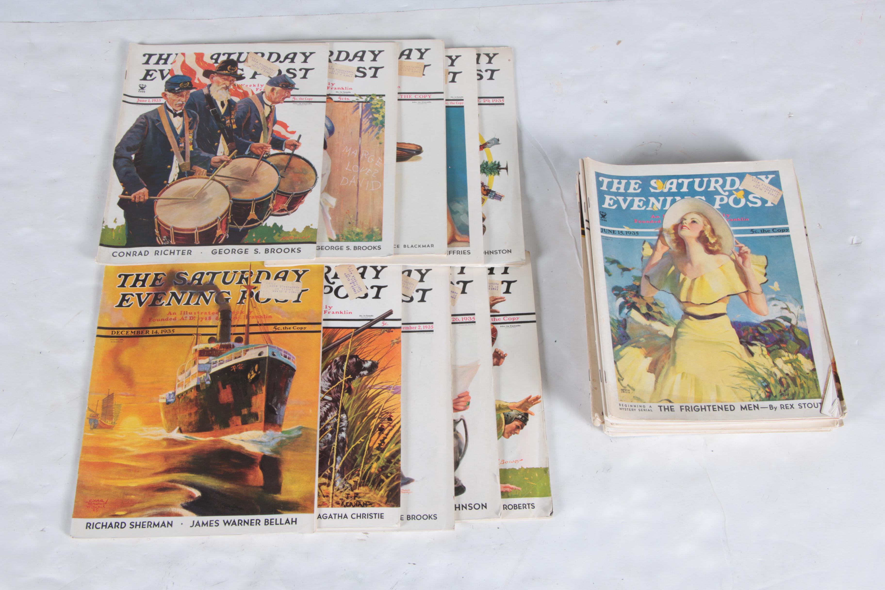 Vintage "Saturday Evening Post" Magazines
