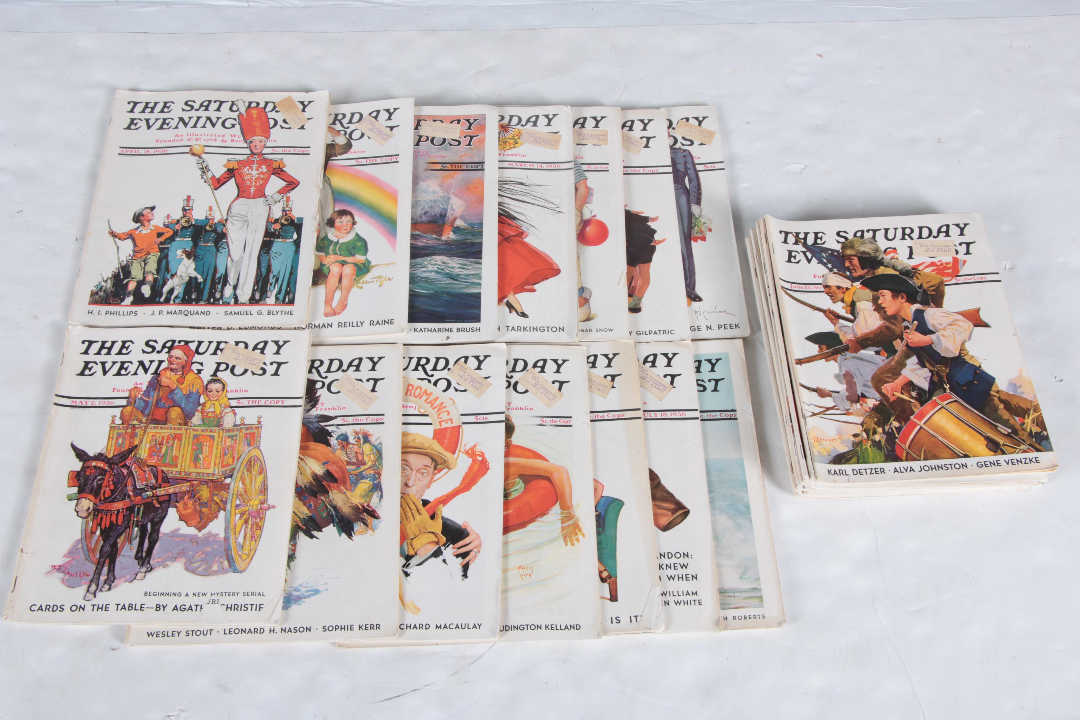 Vintage "Saturday Evening Post" Magazines