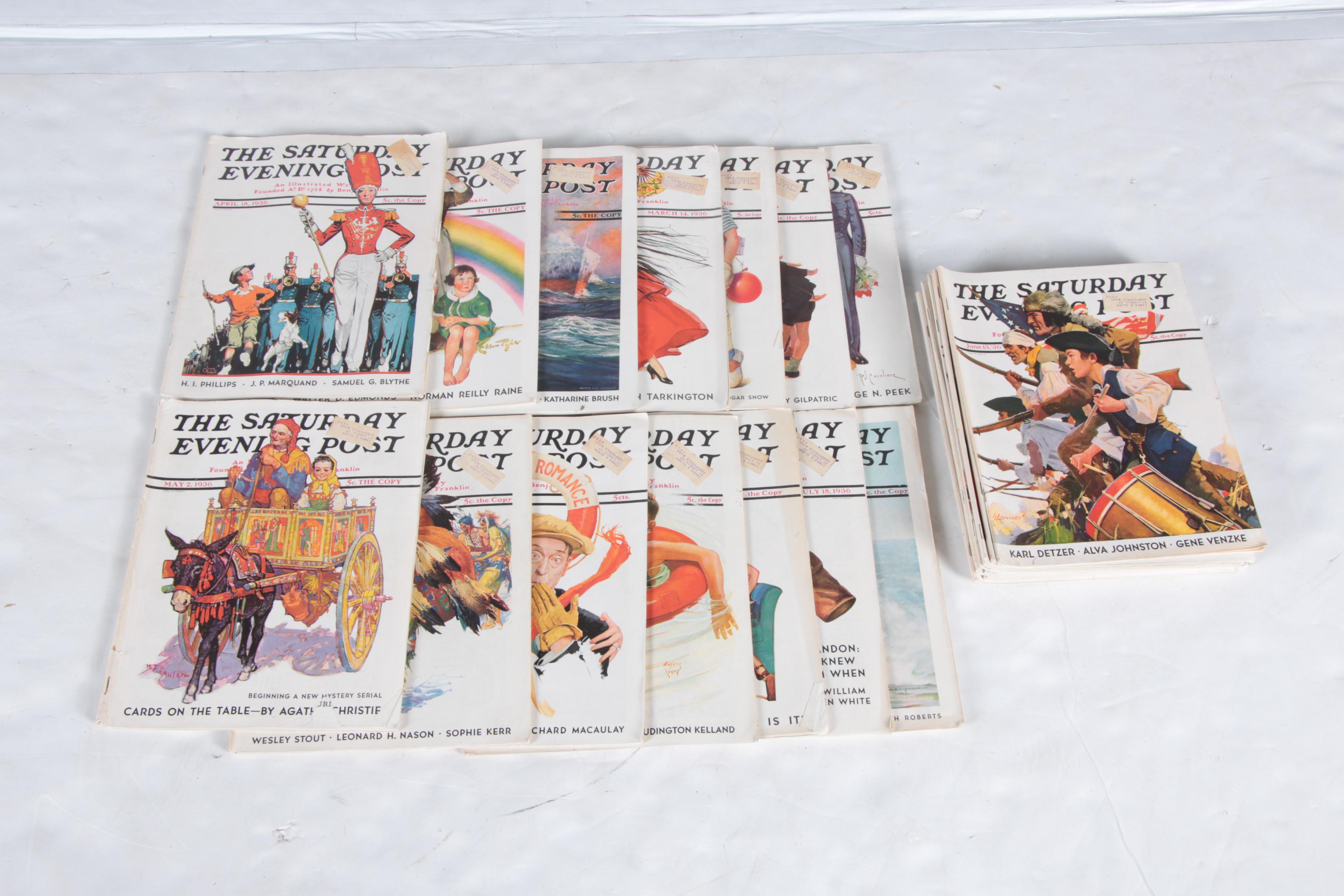 Vintage "Saturday Evening Post" Magazines