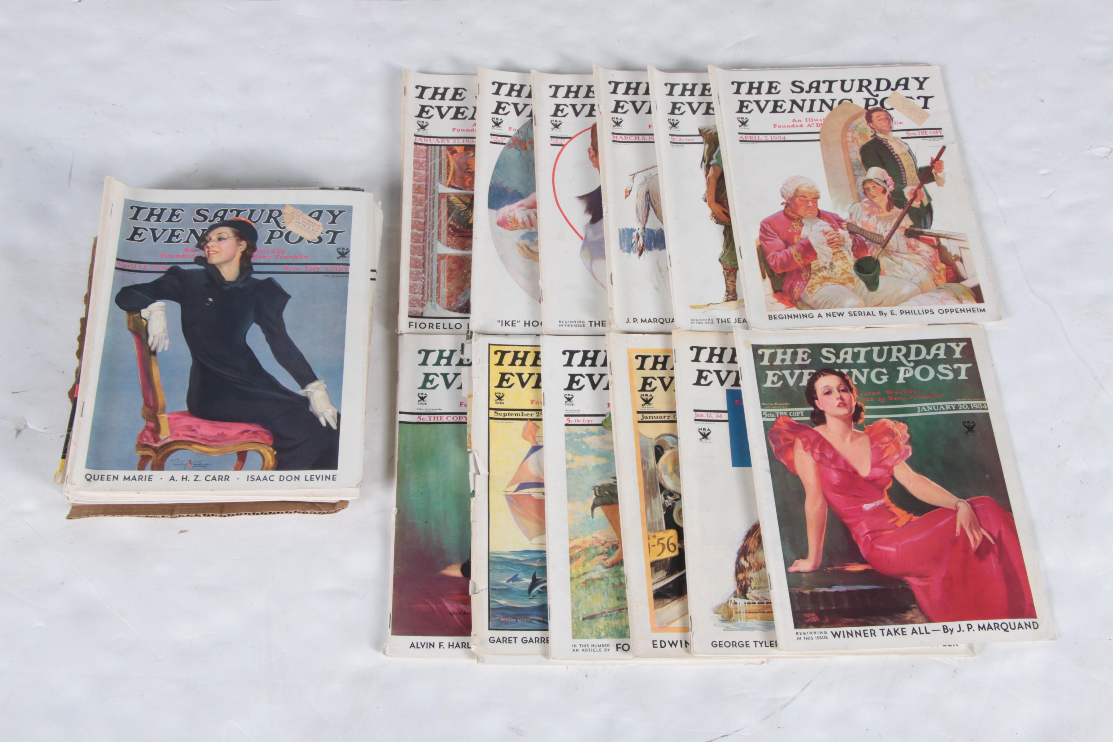 Vintage "Saturday Evening Post" Magazines