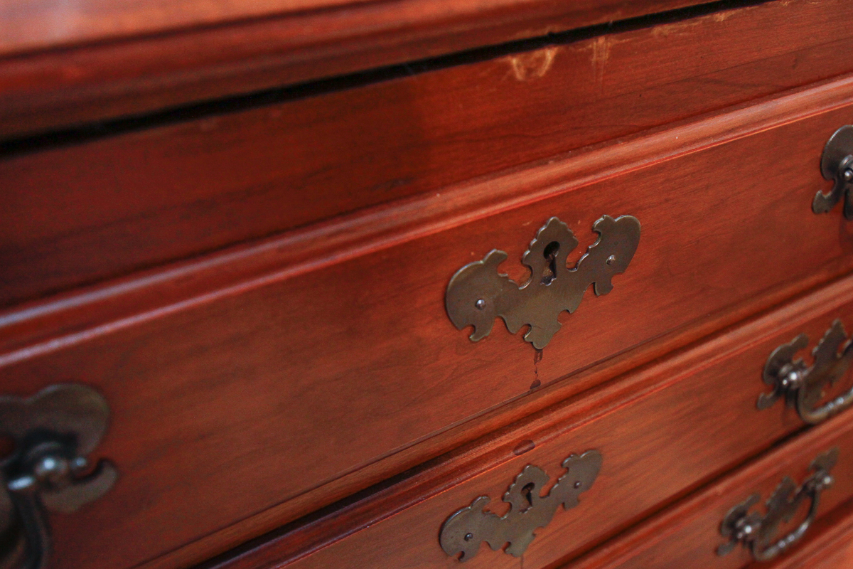 Queen Anne Style Secretary's Desk by Maddox Tables of Jamestown