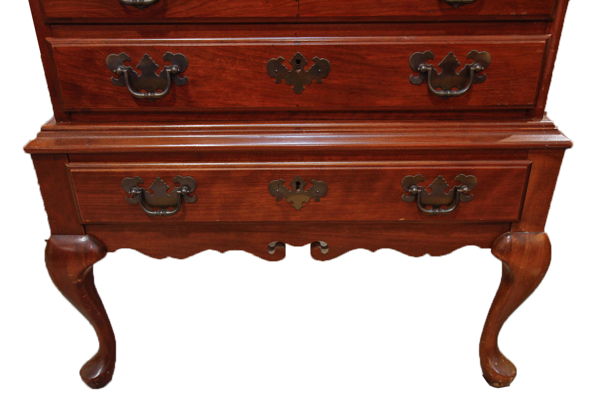 Queen Anne Style Secretary's Desk by Maddox Tables of Jamestown