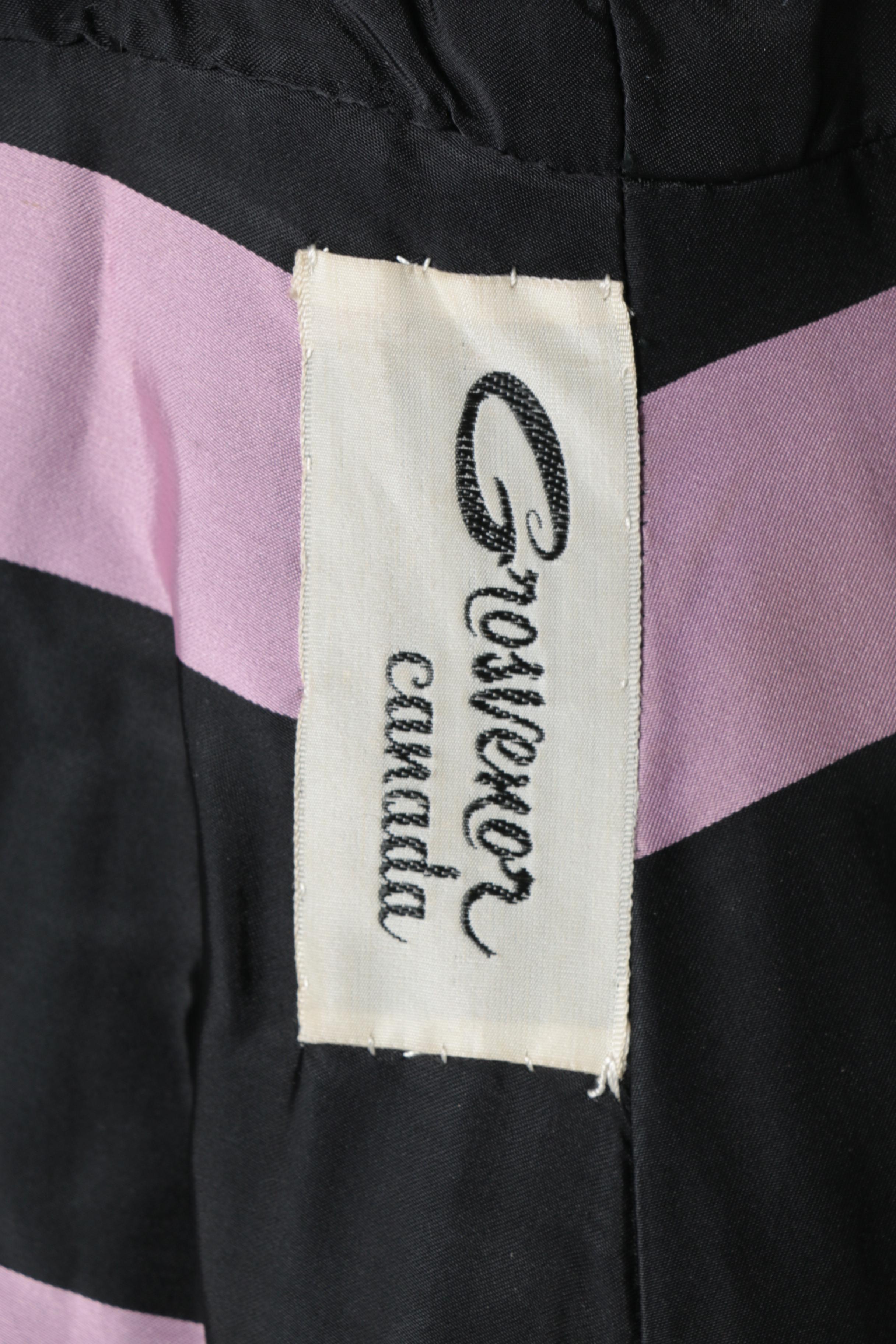 Vintage Saks Black Persian Lamb Fur Coat