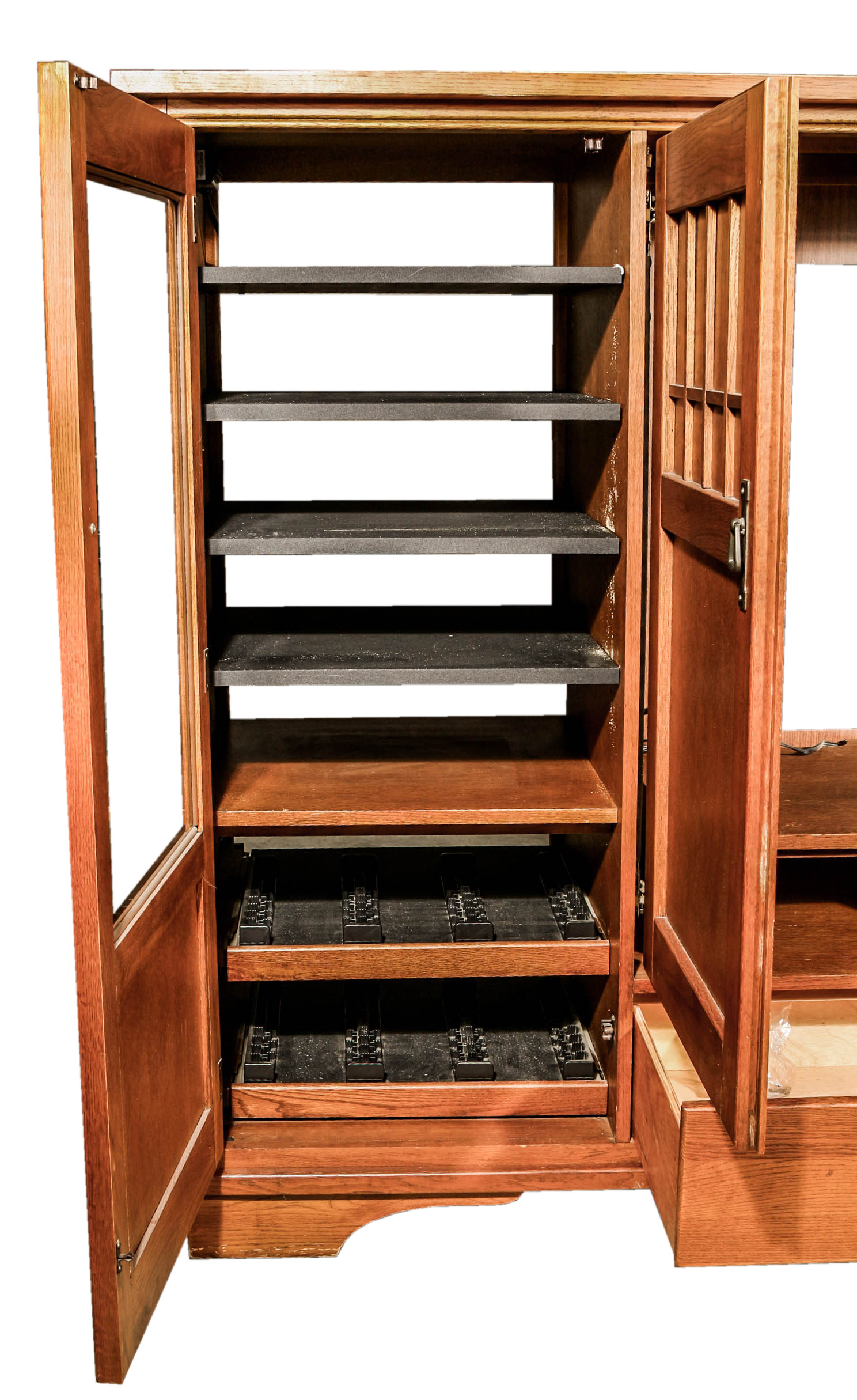 Mission Style Entertainment Center Cabinet by Hooker Furniture Co.