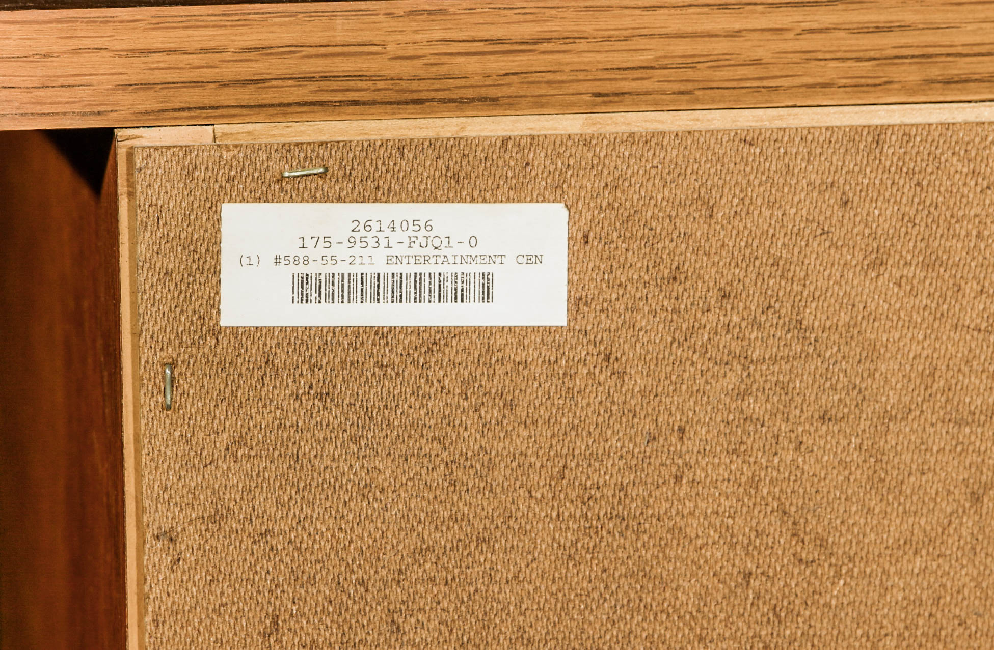 Mission Style Entertainment Center Cabinet by Hooker Furniture Co.