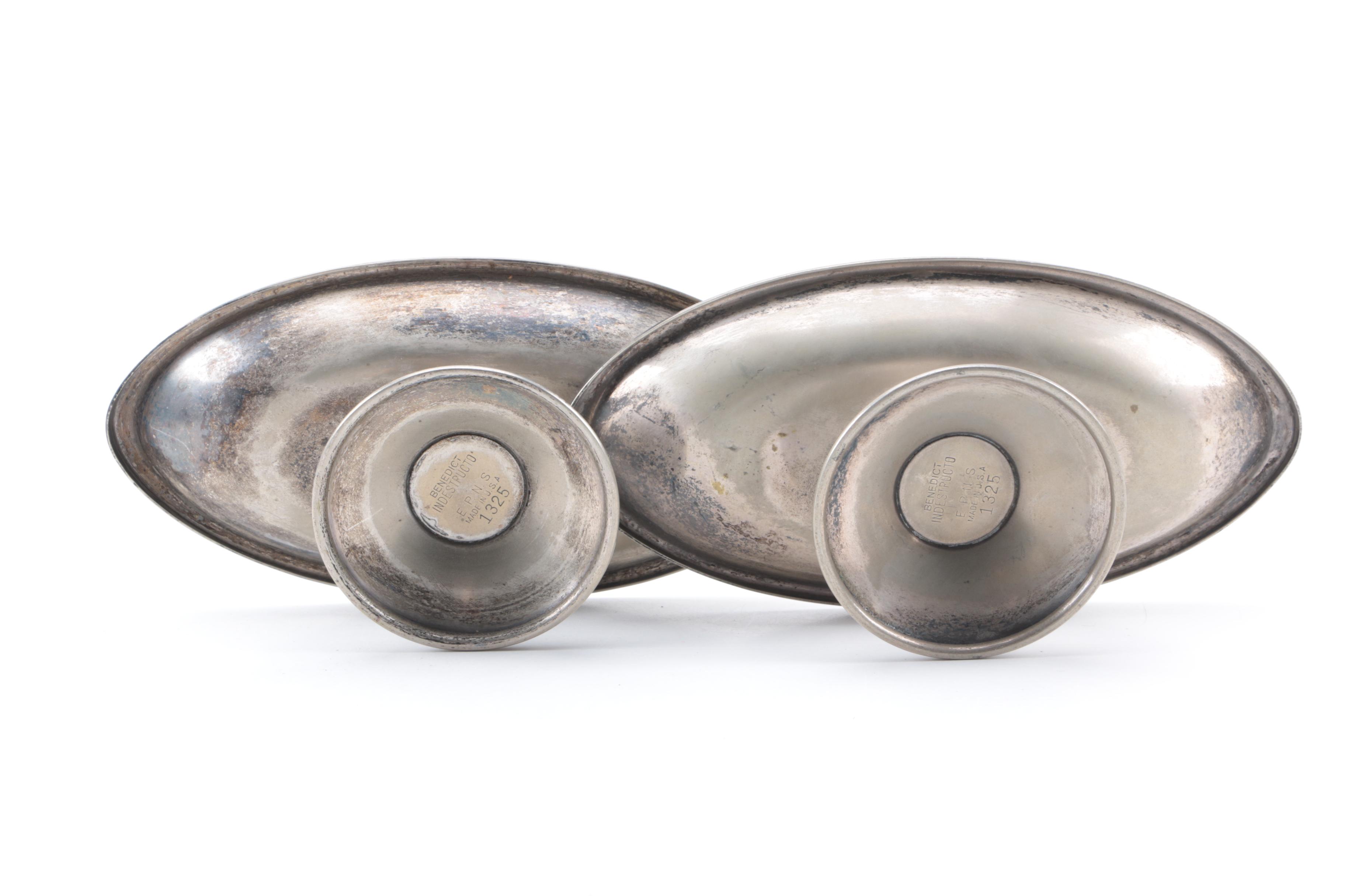 Benedict "Indestructo" Dessert Footed Dishes with Ice Cream Scoopers