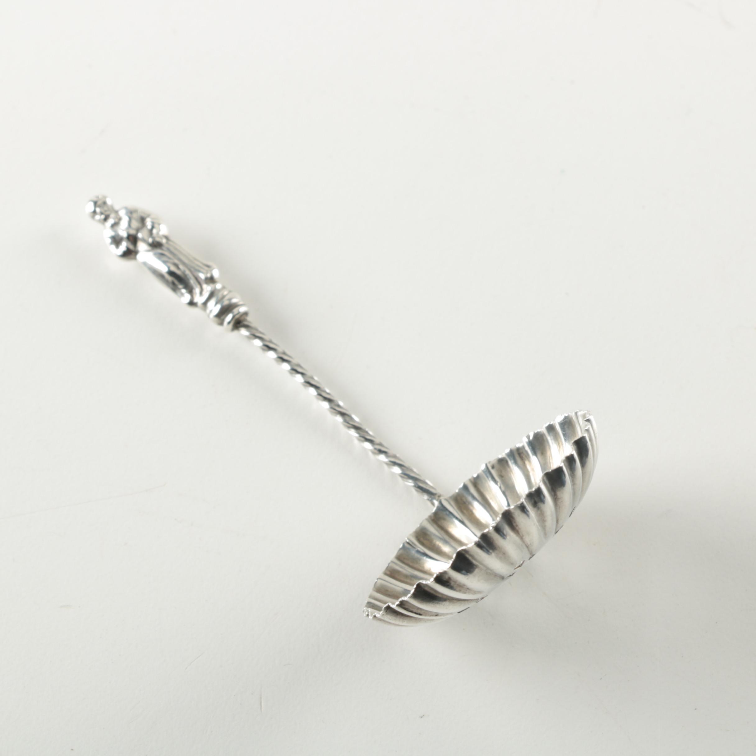 1896 Birmingham Henry Williamson Ltd. Sterling Silver Sugar Sifter Spoon