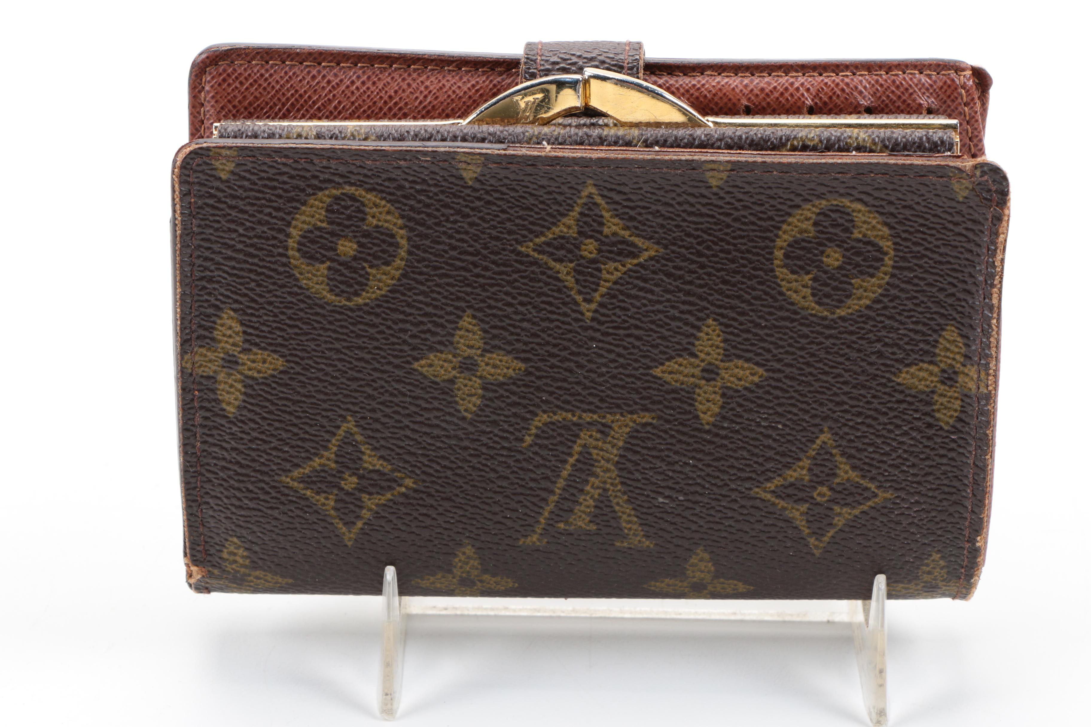 Louis Vuitton Monogram Kiss Lock Bifold Wallet
