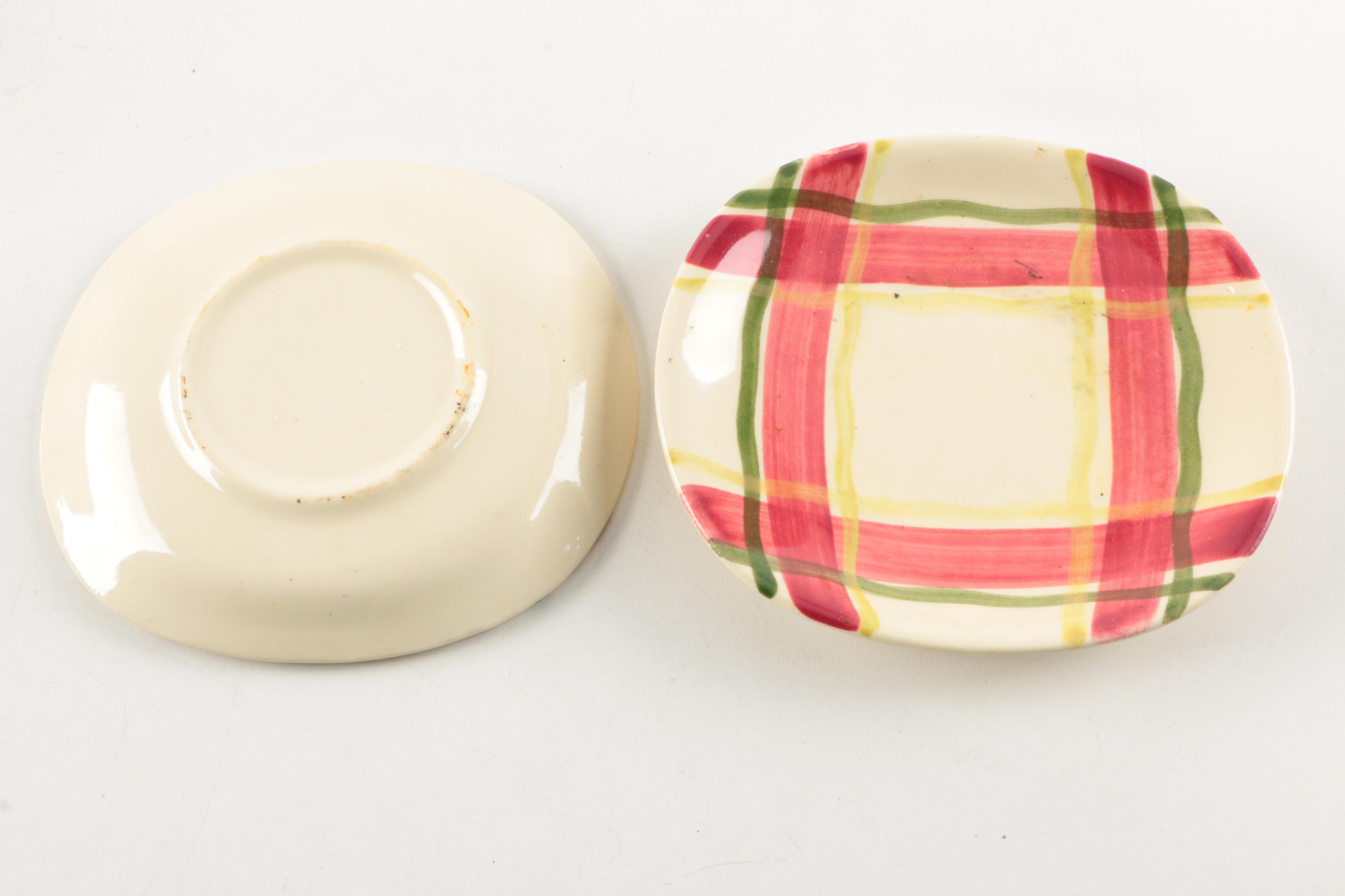 Pair of Vintage Ceramic Teacups and Saucers