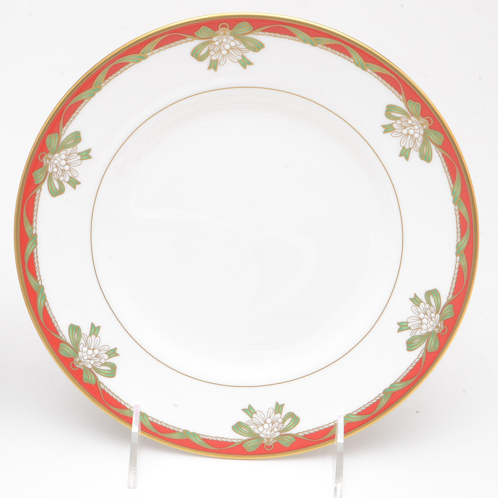 Waterford "Holiday Ribbons" China Place Setting for Two