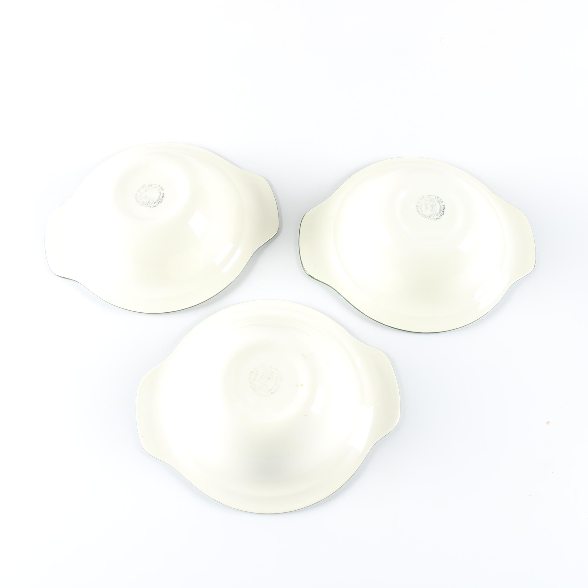 California Pottery Vernonware Tableware