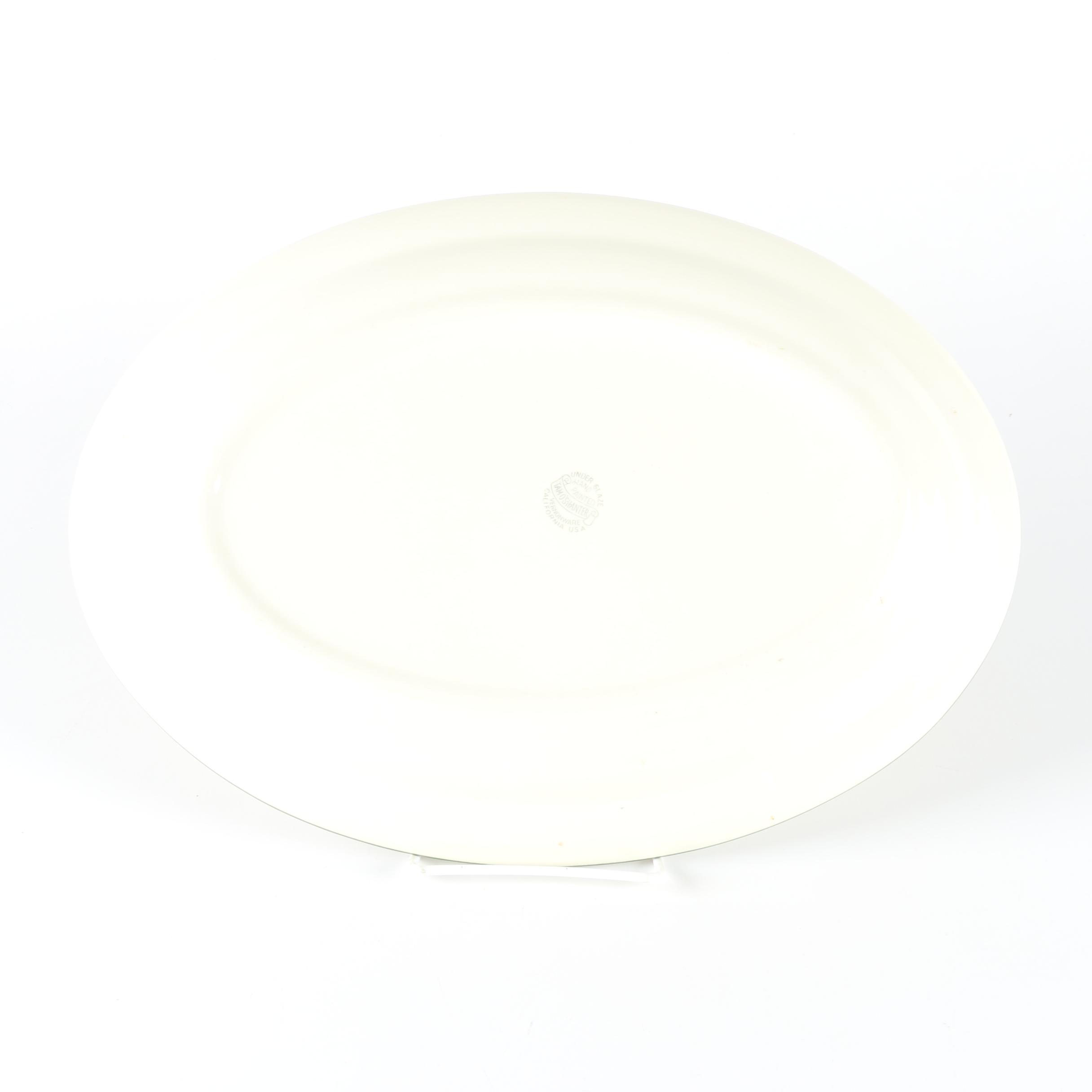 California Pottery Vernonware Tableware