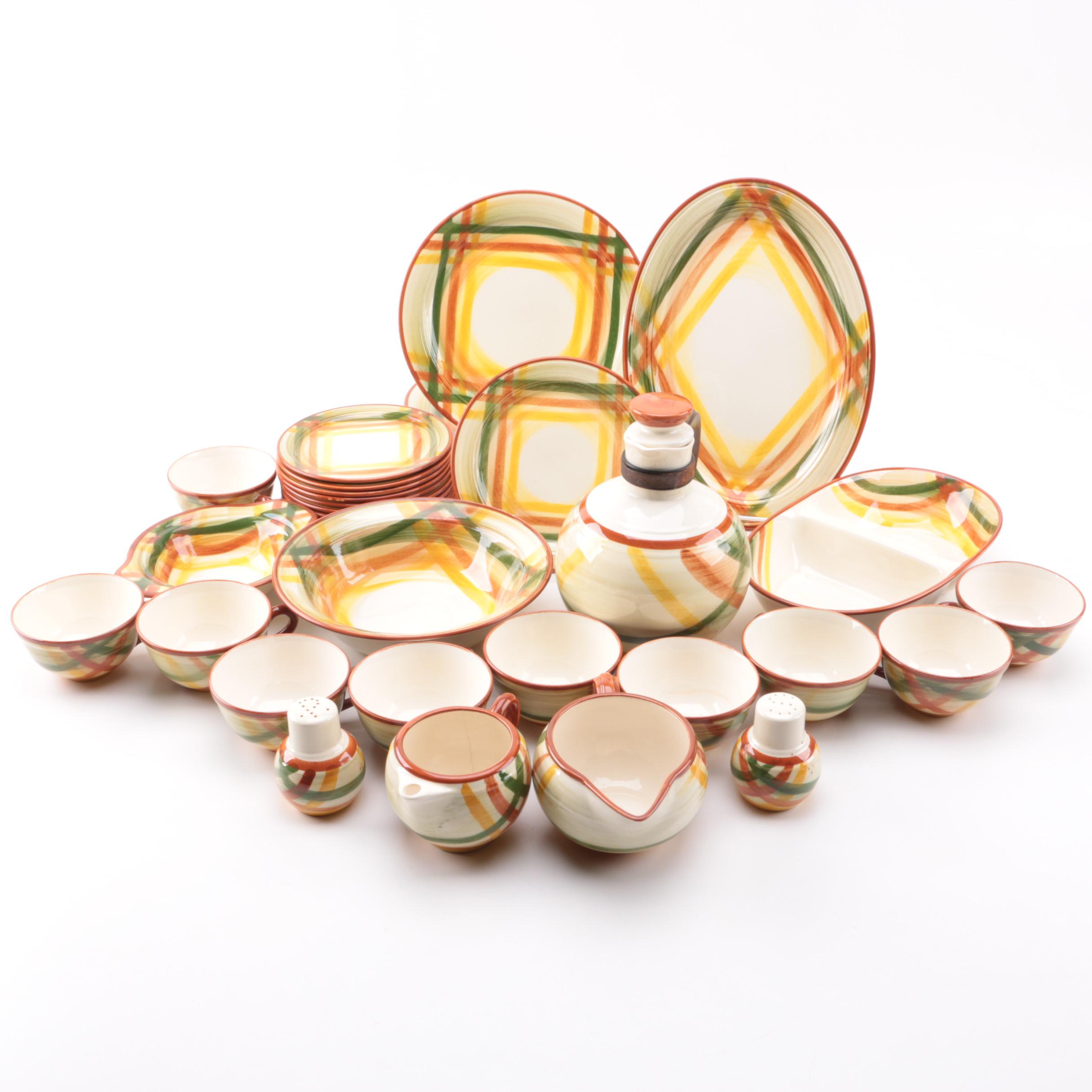 "Homespun" Tableware by Metlox