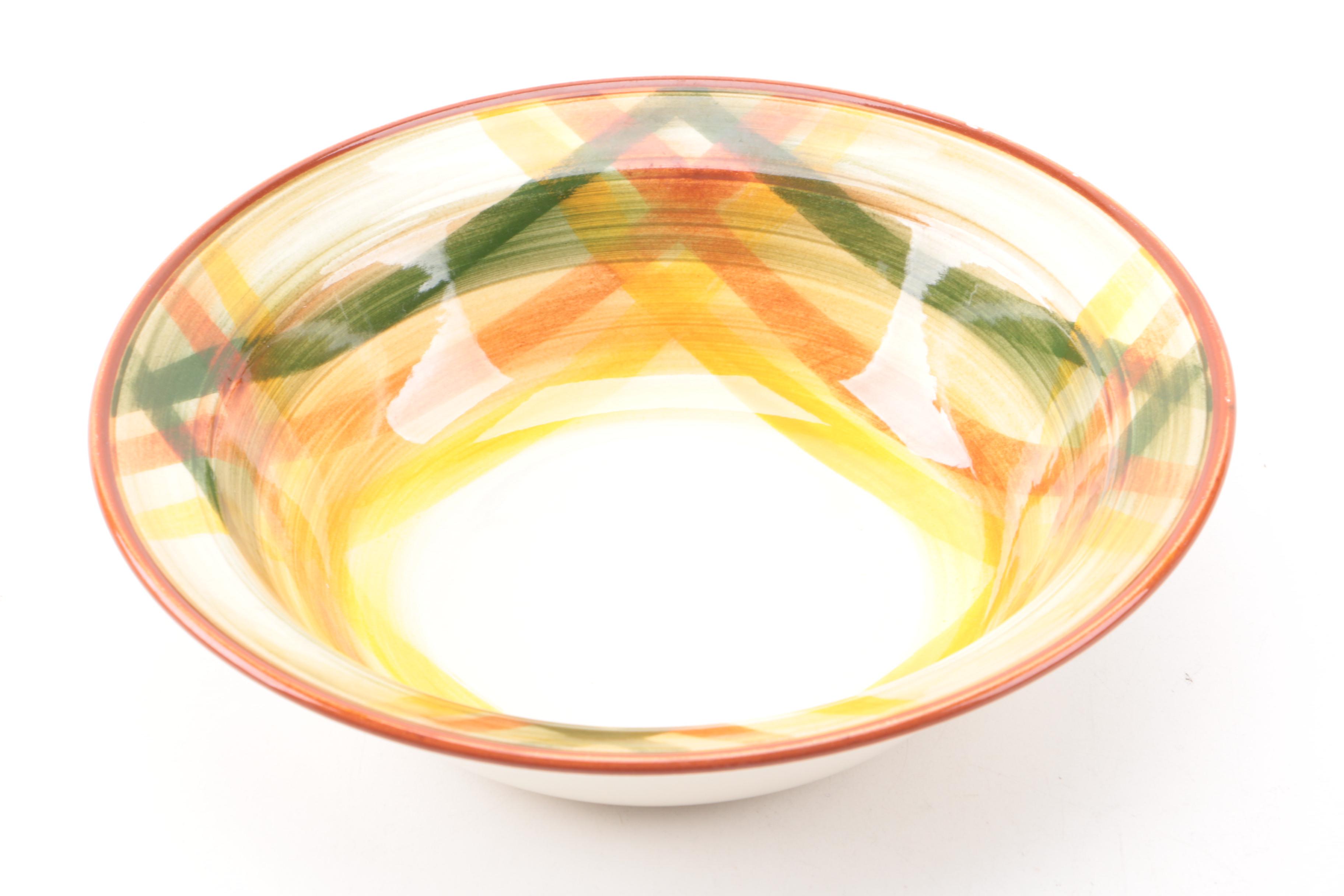 "Homespun" Tableware by Metlox