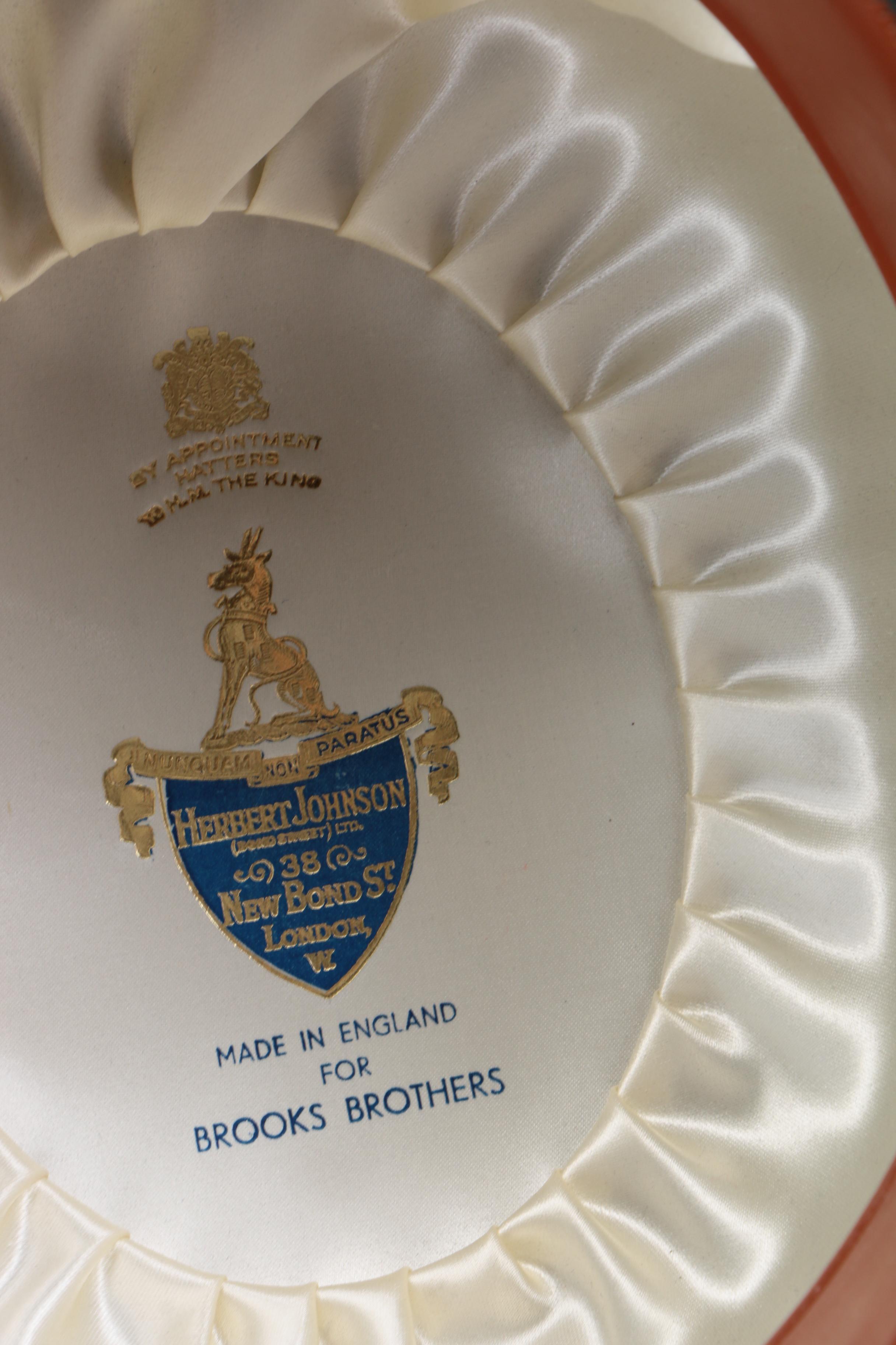 Men's Vintage Brooks Brothers Bowler Hat and Leather Gloves