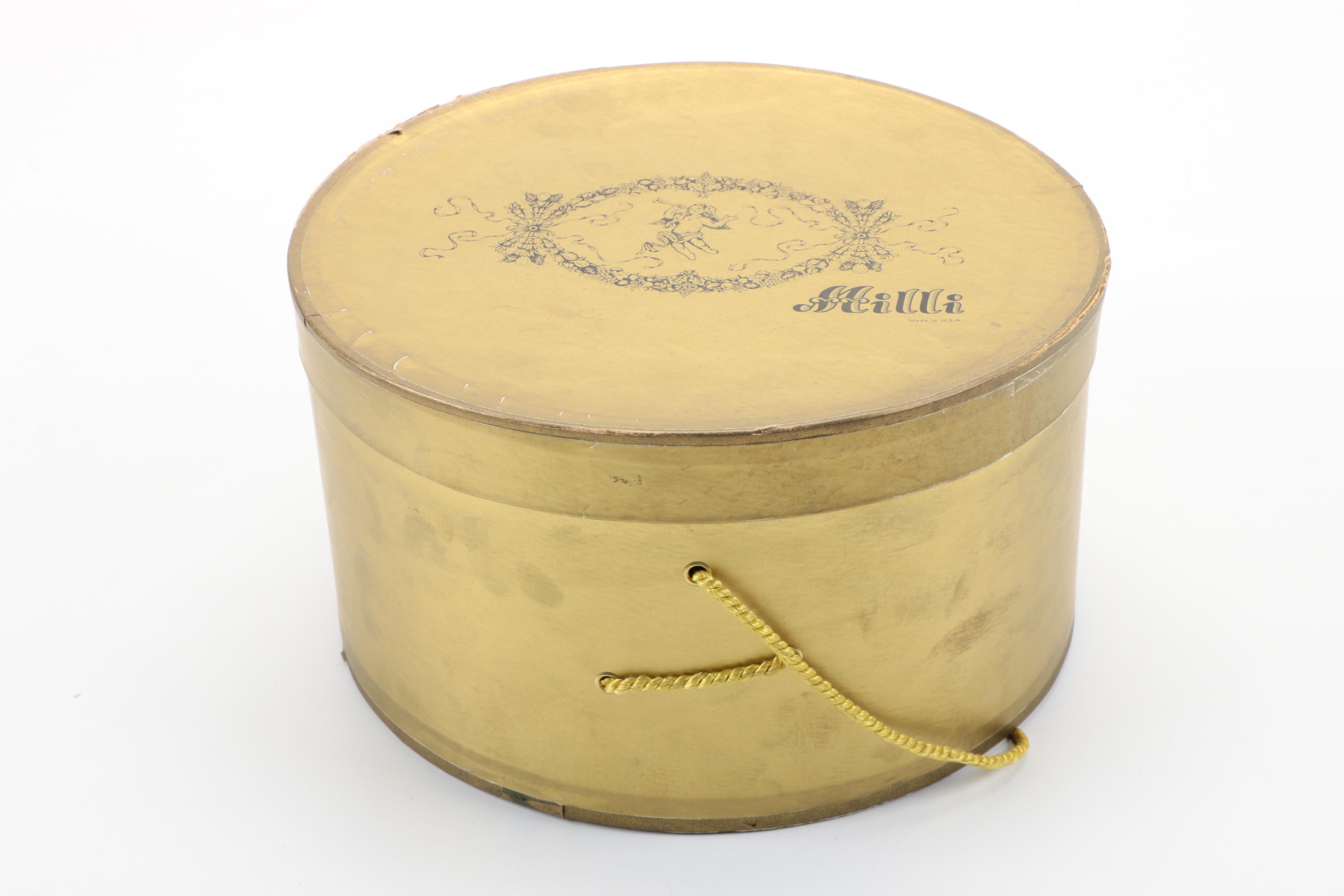 Men's Vintage Brooks Brothers Bowler Hat and Leather Gloves