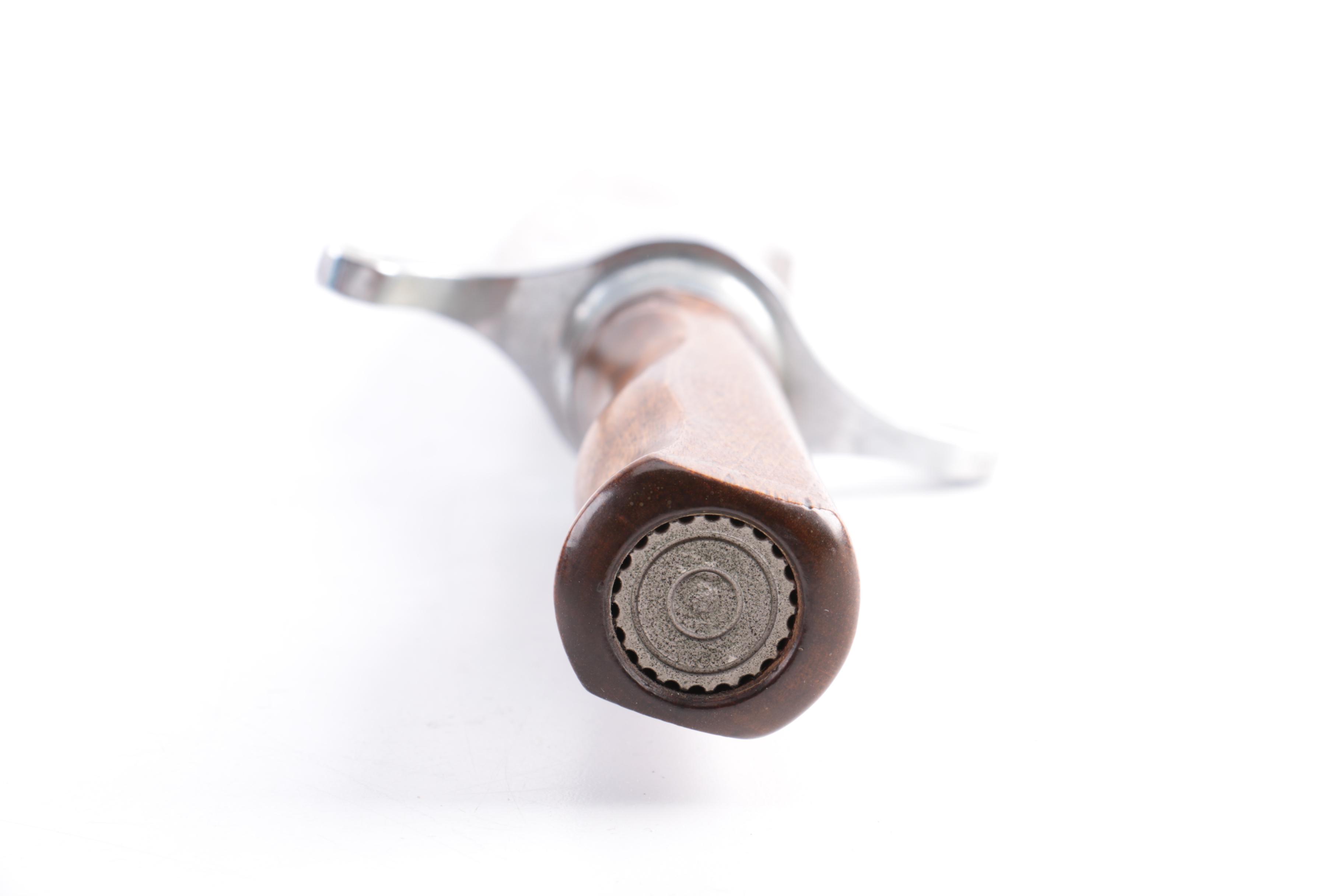 Carvel Hall Reproduction Bowie Knife and Plaque