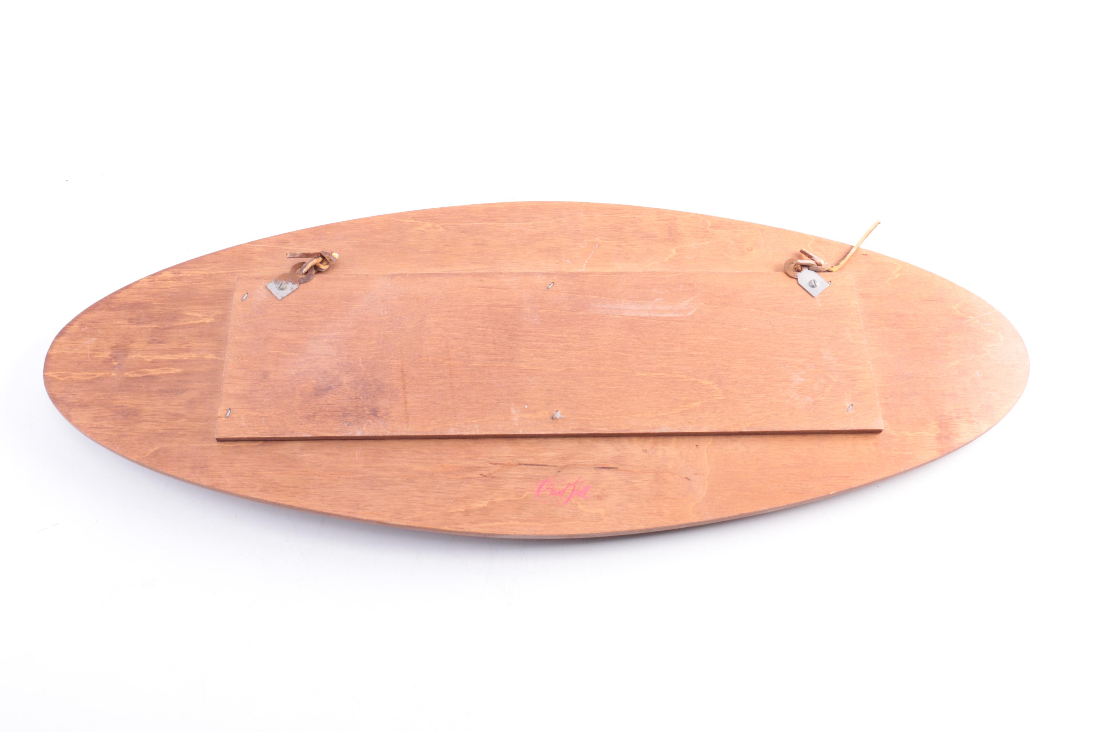 Carvel Hall Reproduction Bowie Knife and Plaque