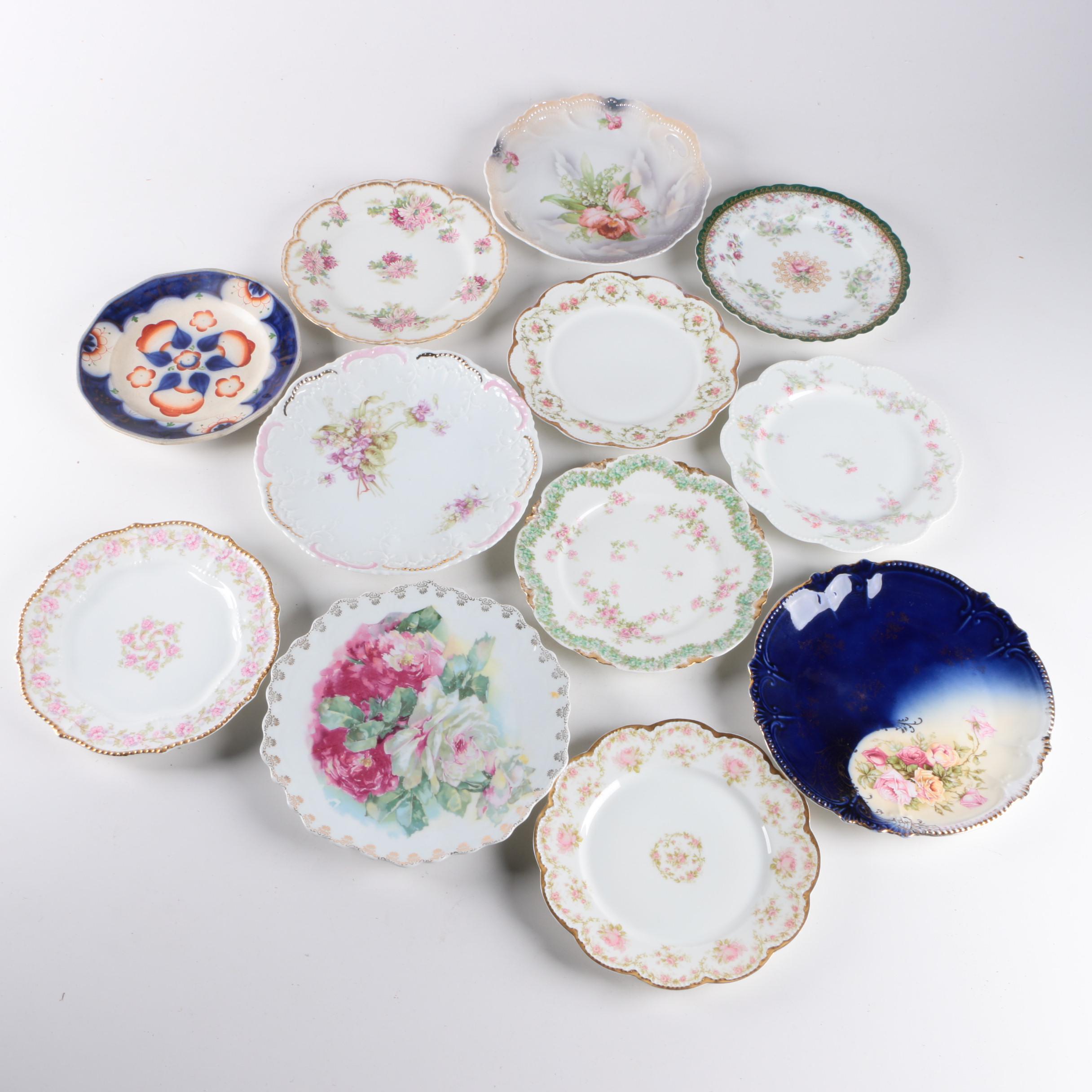 Assorted Porcelain Plates Including Haviland