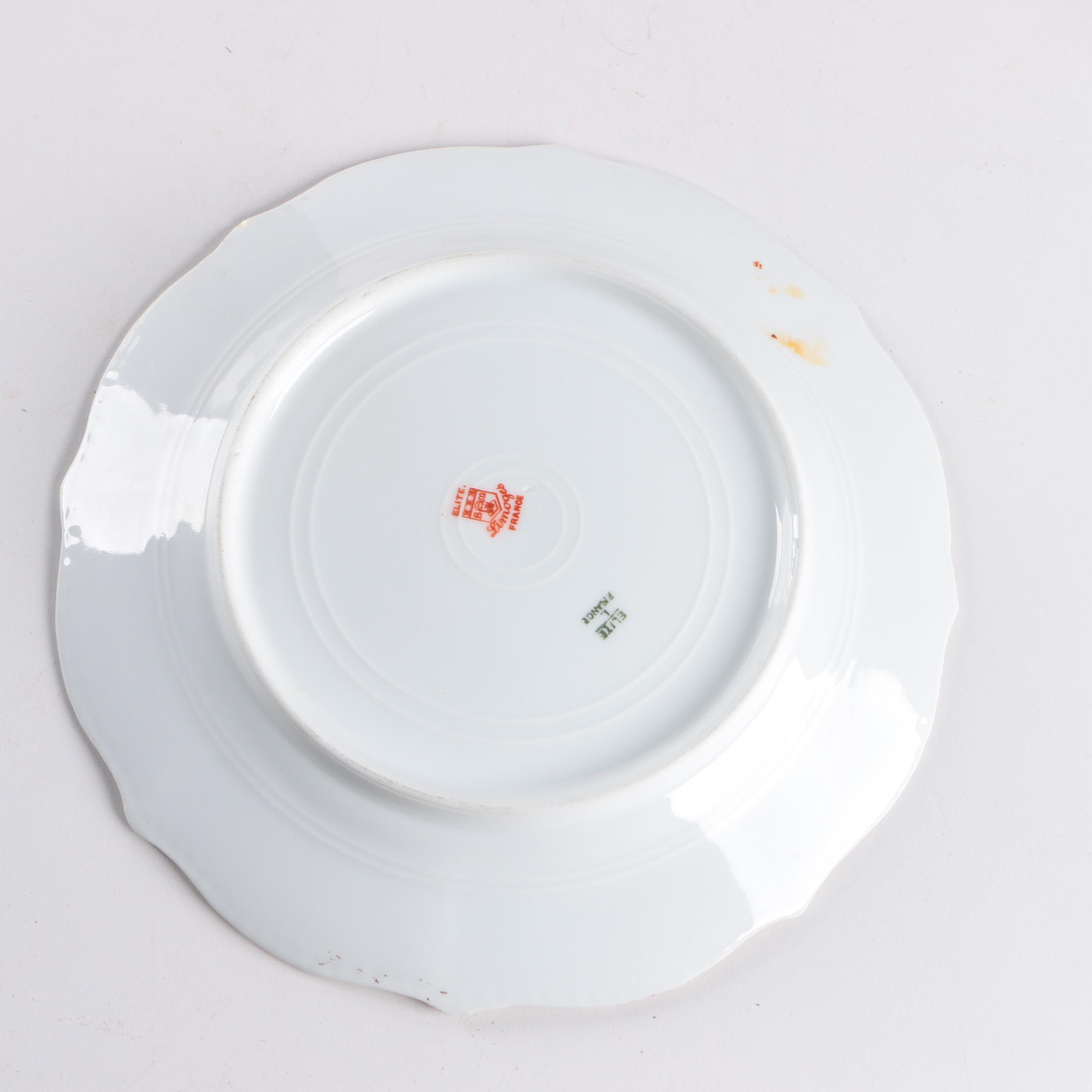 Assorted Porcelain Plates Including Haviland