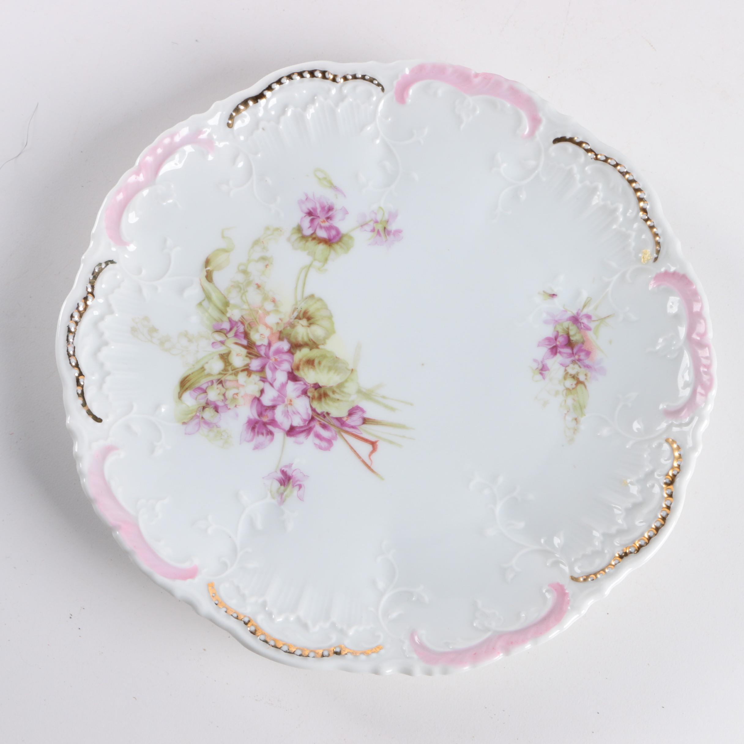 Assorted Porcelain Plates Including Haviland