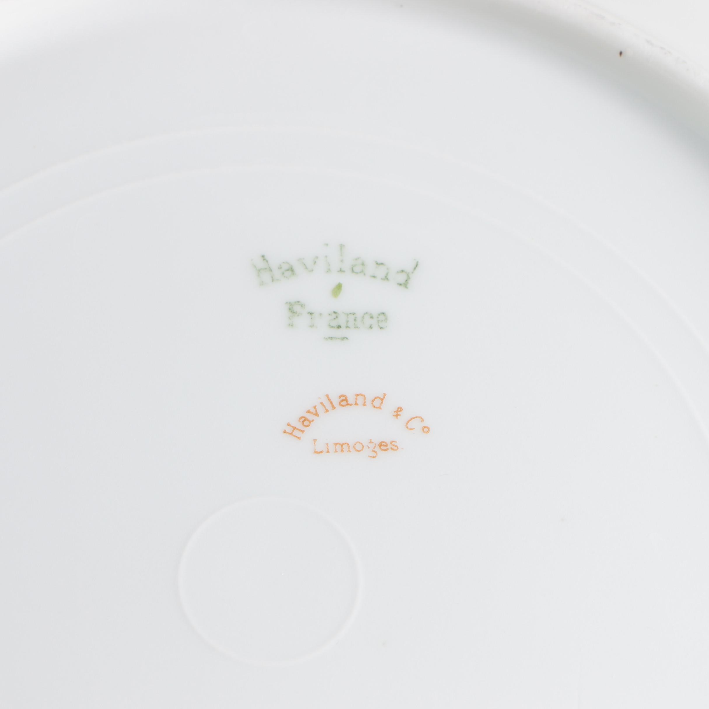 Assorted Porcelain Plates Including Haviland