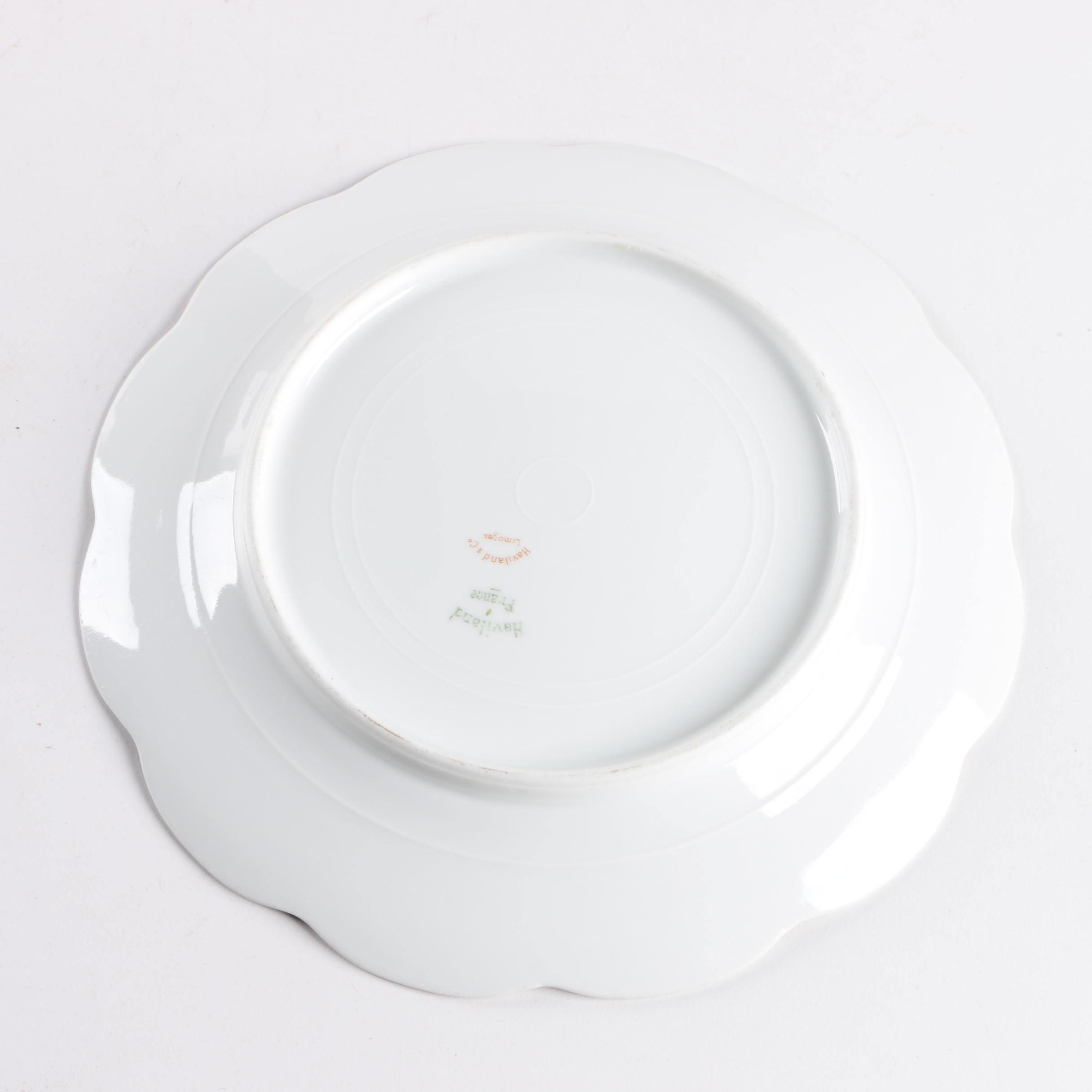 Assorted Porcelain Plates Including Haviland