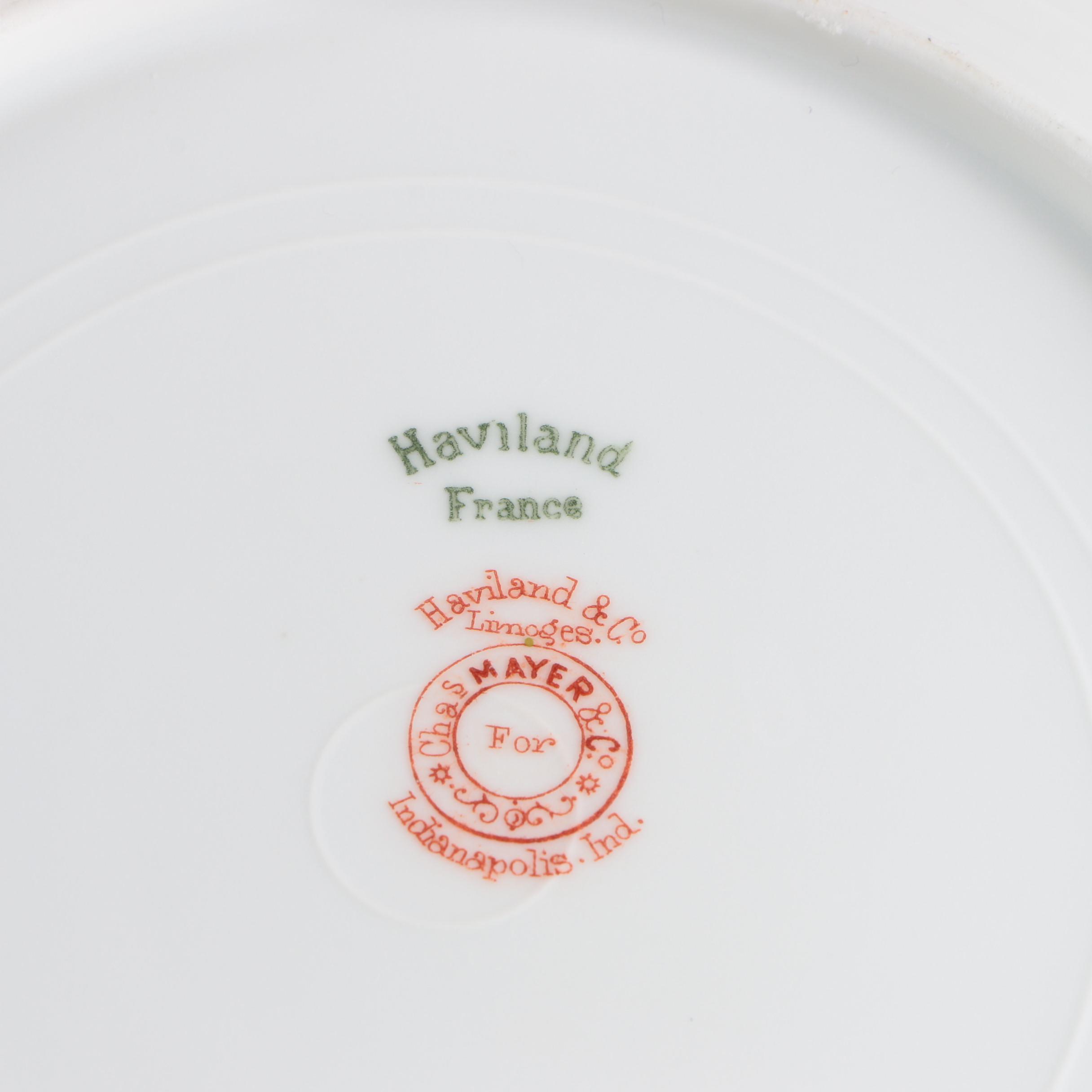 Assorted Porcelain Plates Including Haviland