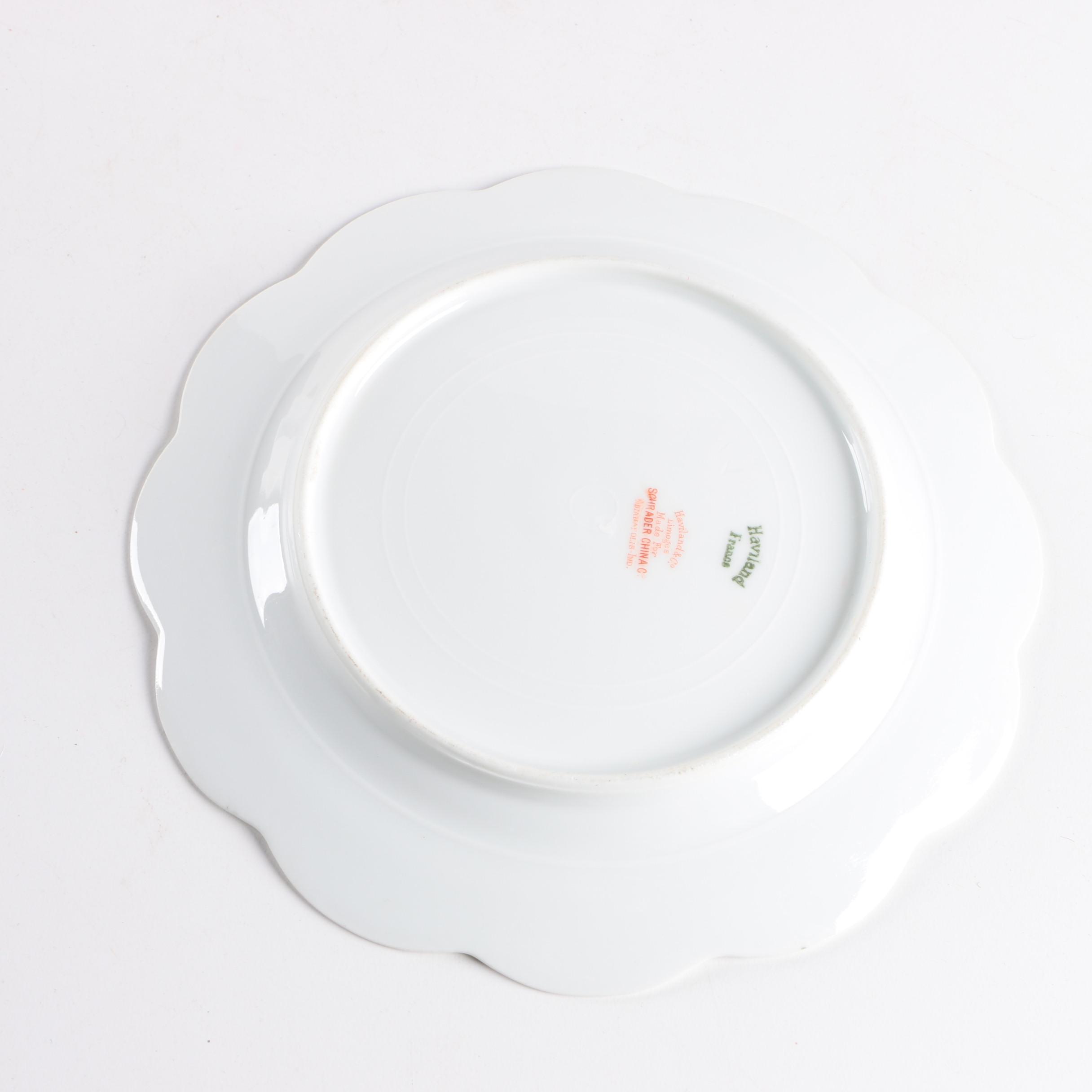 Assorted Porcelain Plates Including Haviland