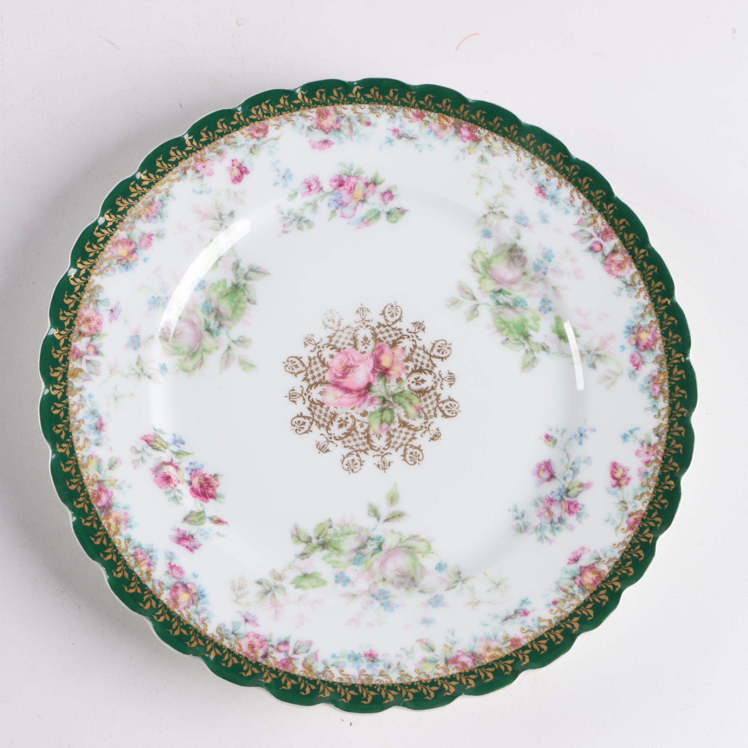 Assorted Porcelain Plates Including Haviland