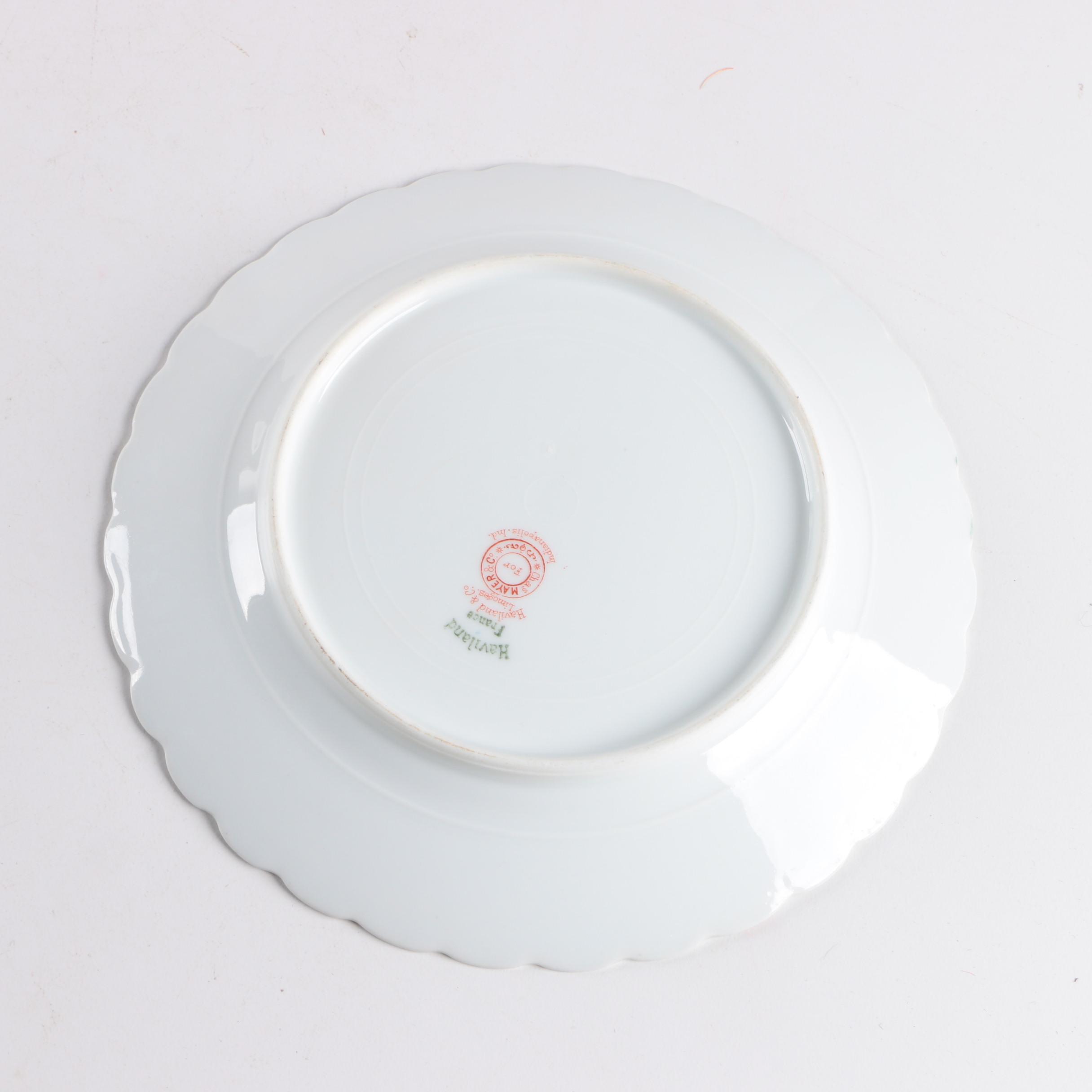 Assorted Porcelain Plates Including Haviland