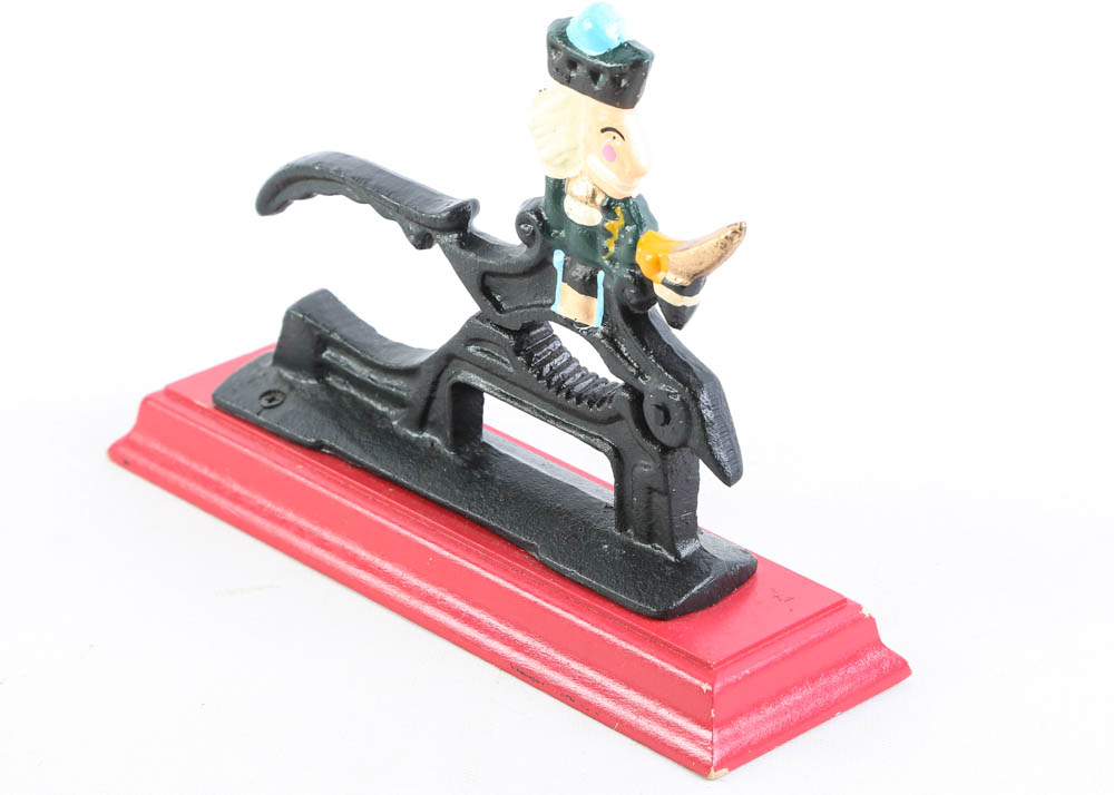 Vintage Cast Iron Soldier Nutcracker