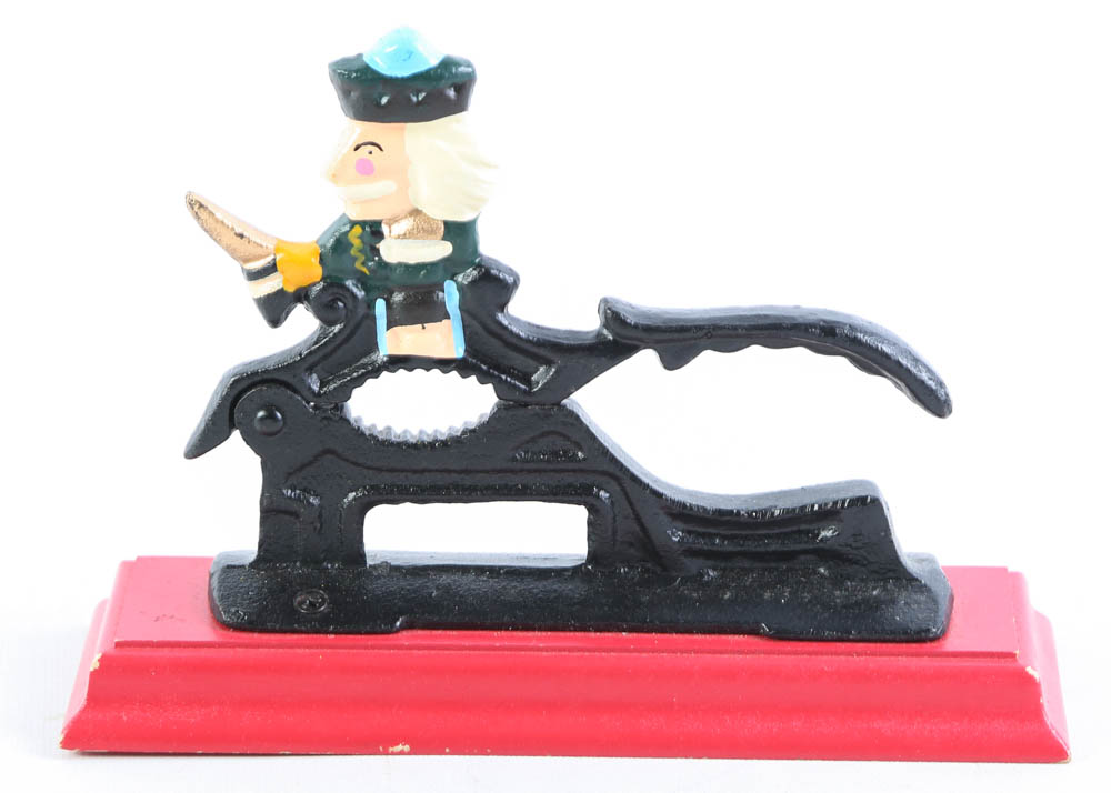 Vintage Cast Iron Soldier Nutcracker
